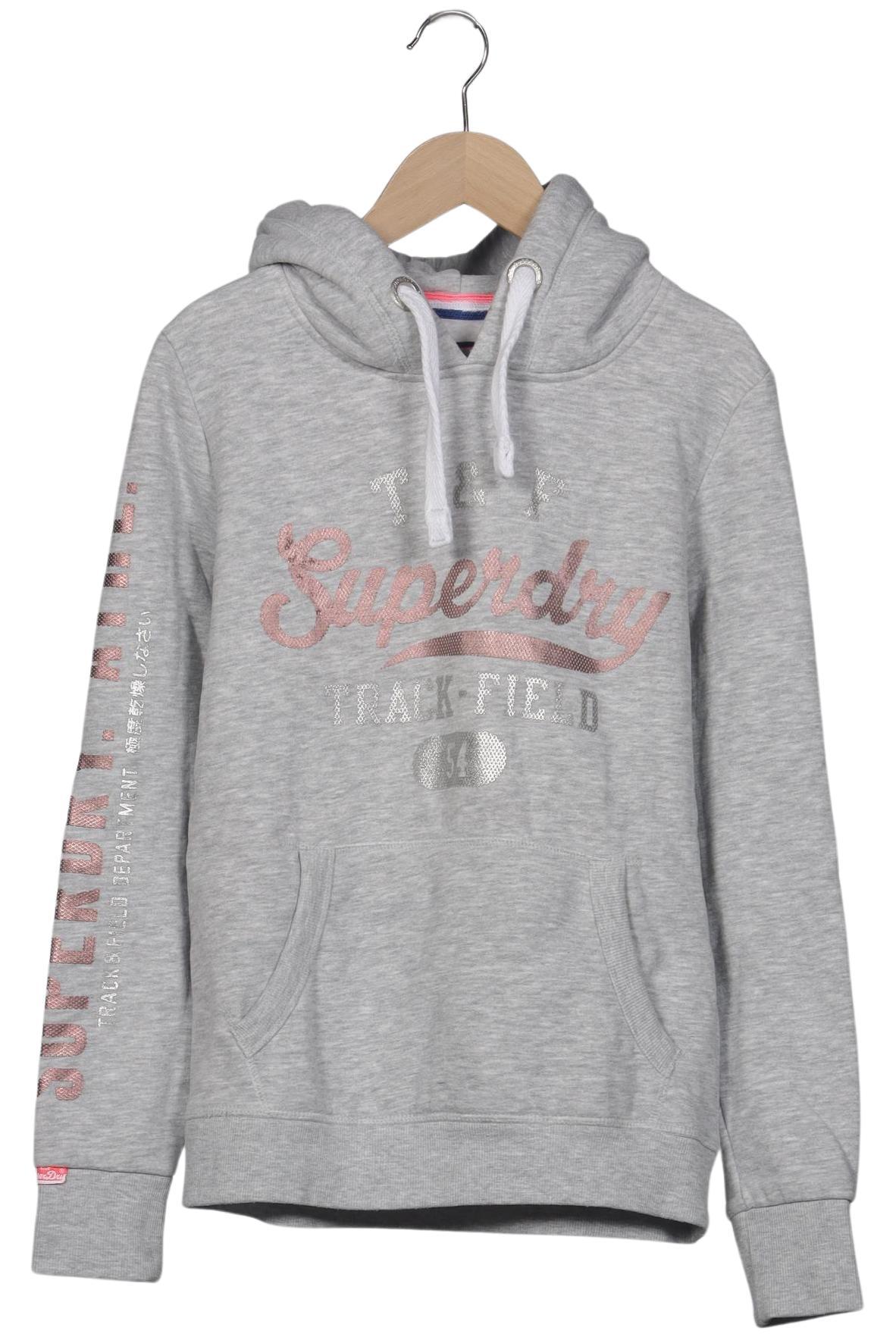 

Superdry Damen Kapuzenpullover, grau, Gr. 40