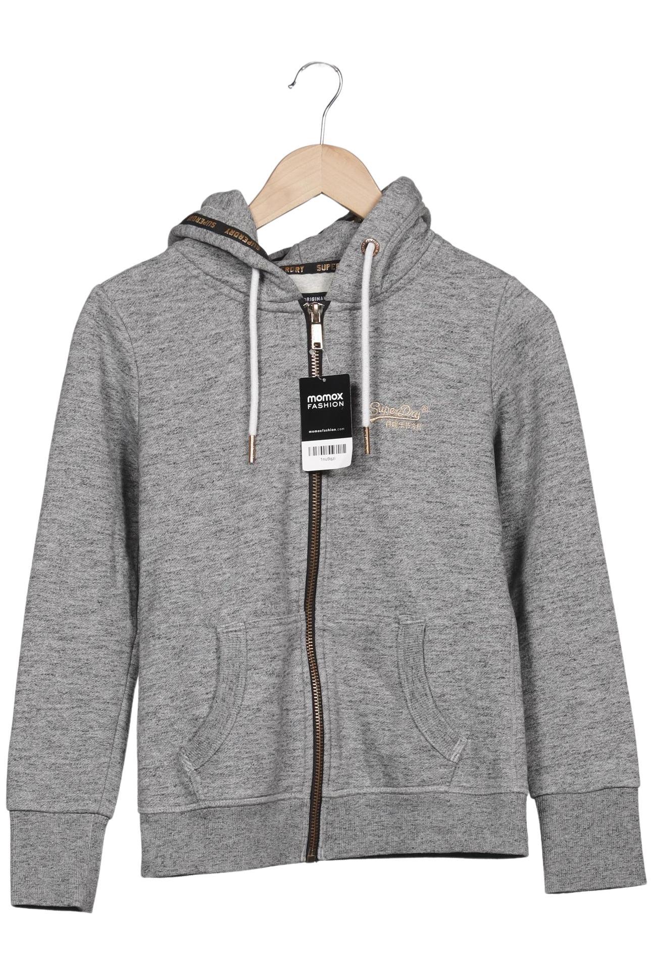 

Superdry Damen Kapuzenpullover, grau, Gr. 38