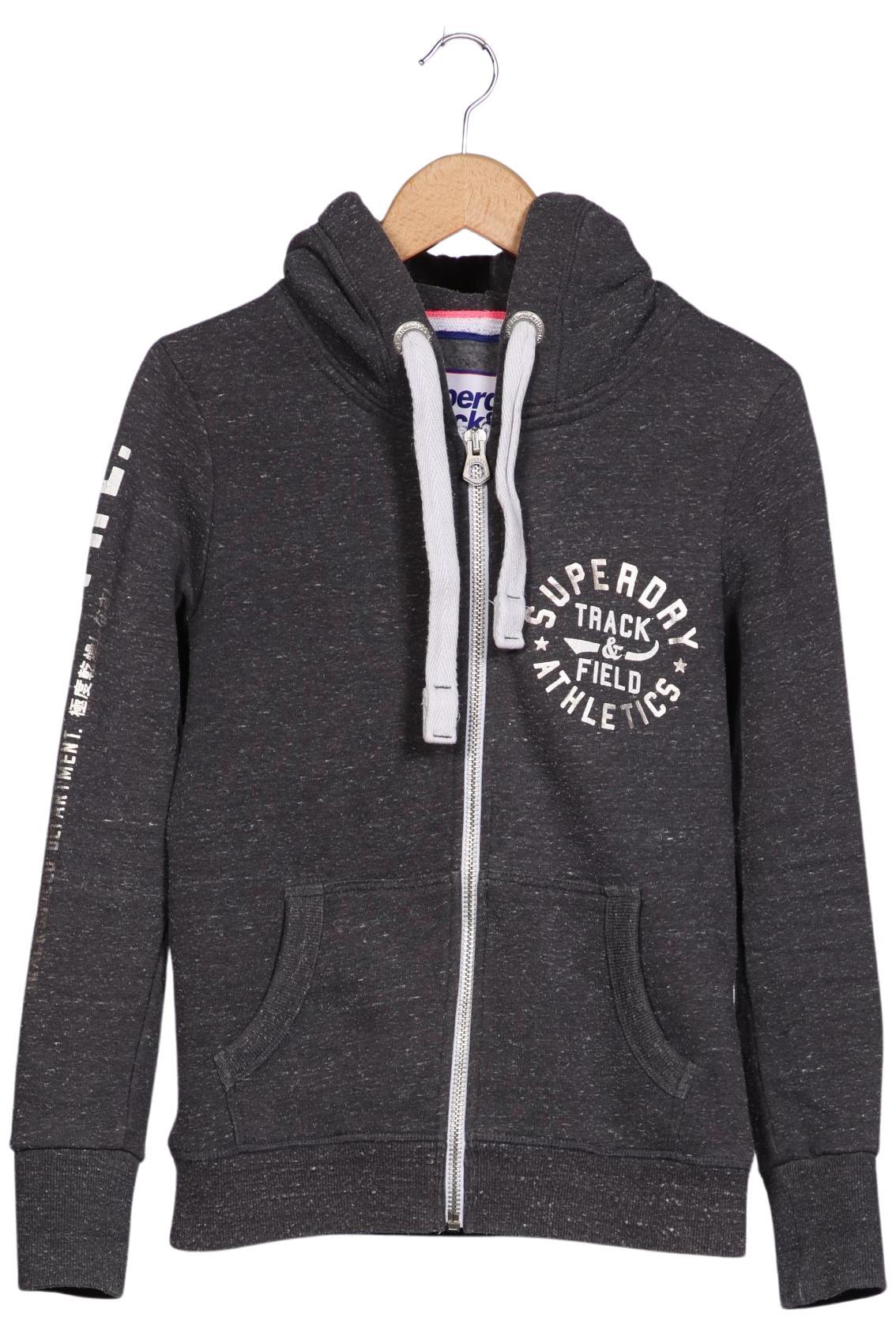 

Superdry Damen Kapuzenpullover, grau, Gr. 36