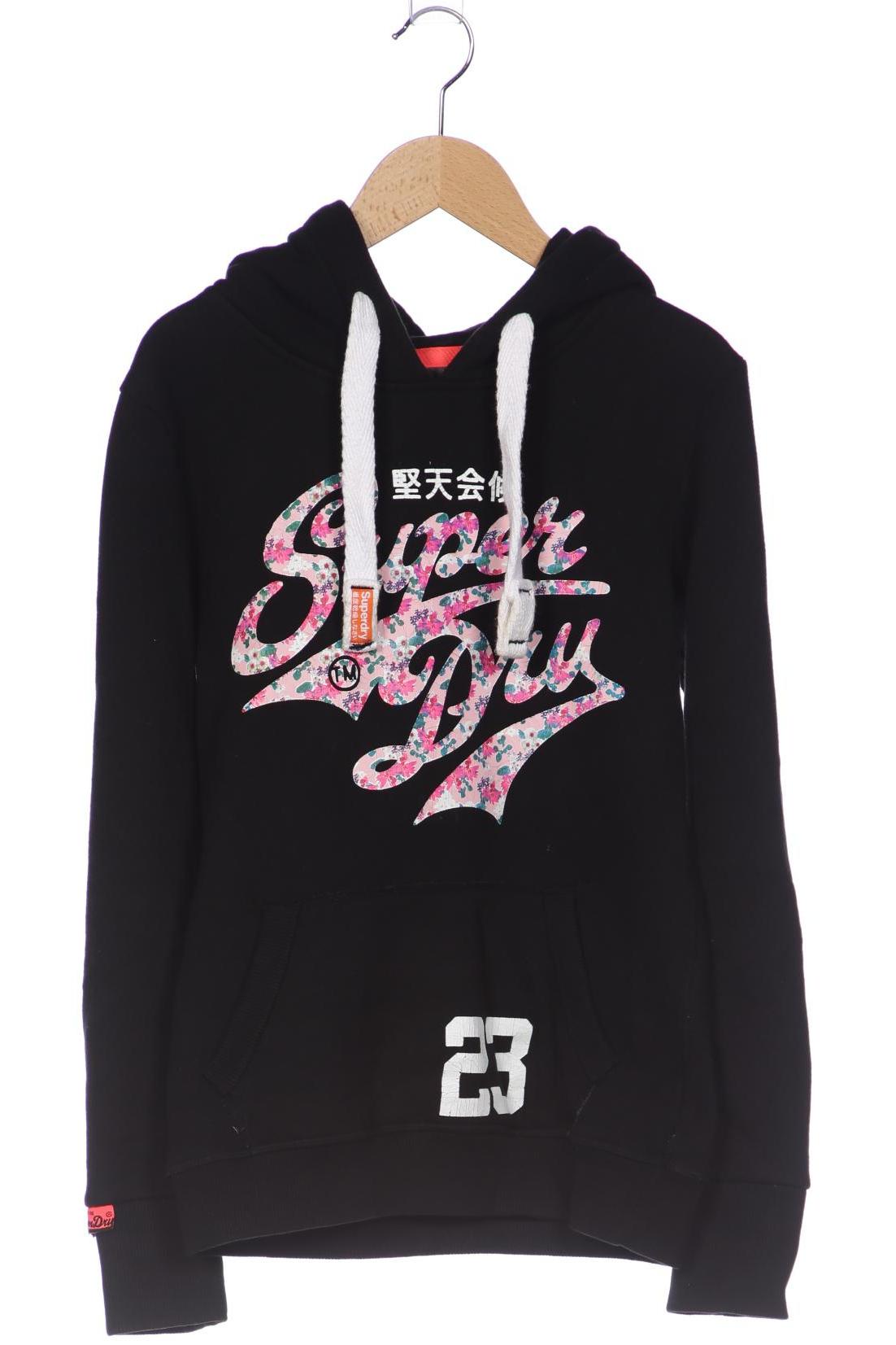 

Superdry Damen Kapuzenpullover, schwarz, Gr. 32