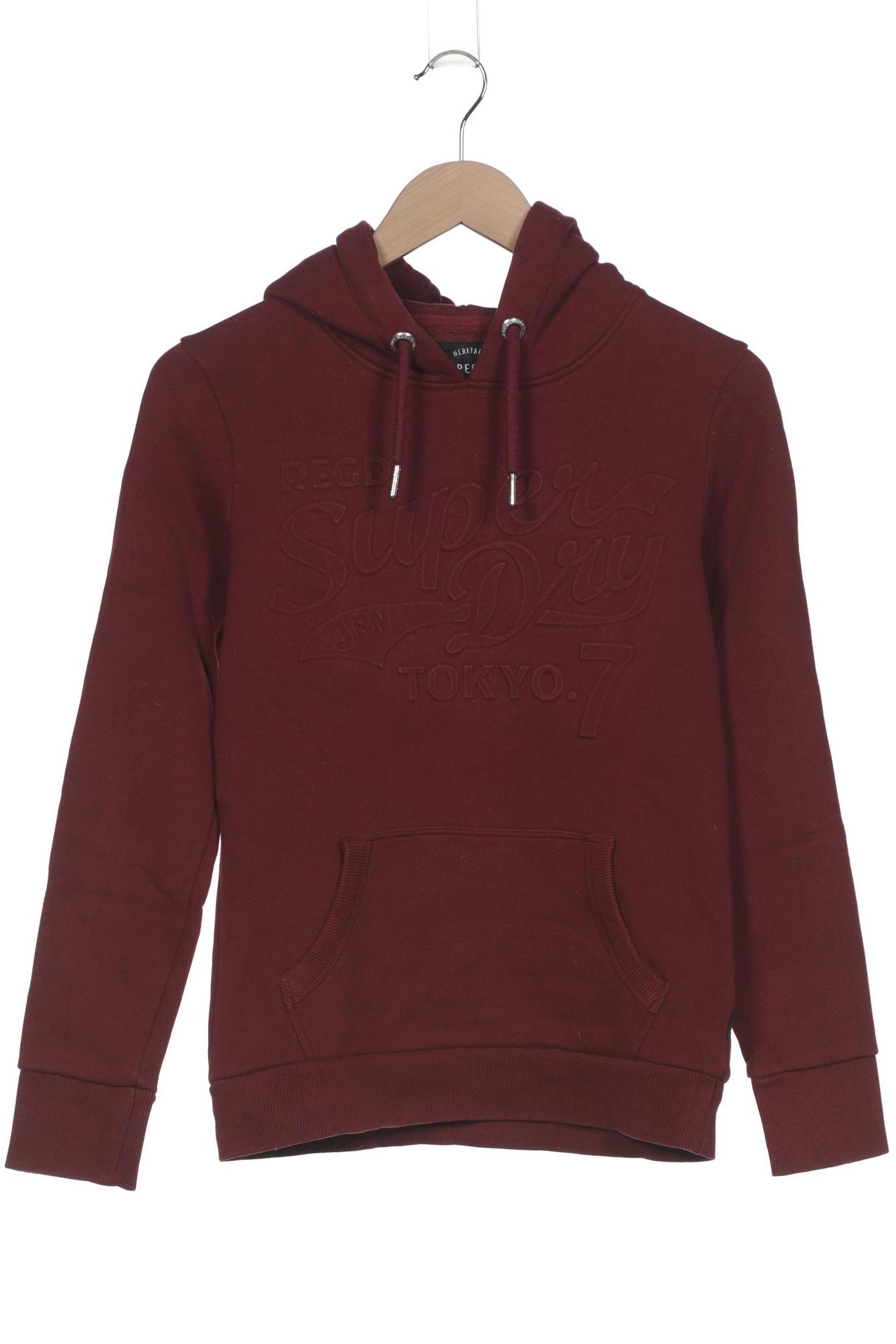 

Superdry Damen Kapuzenpullover, bordeaux, Gr. 36