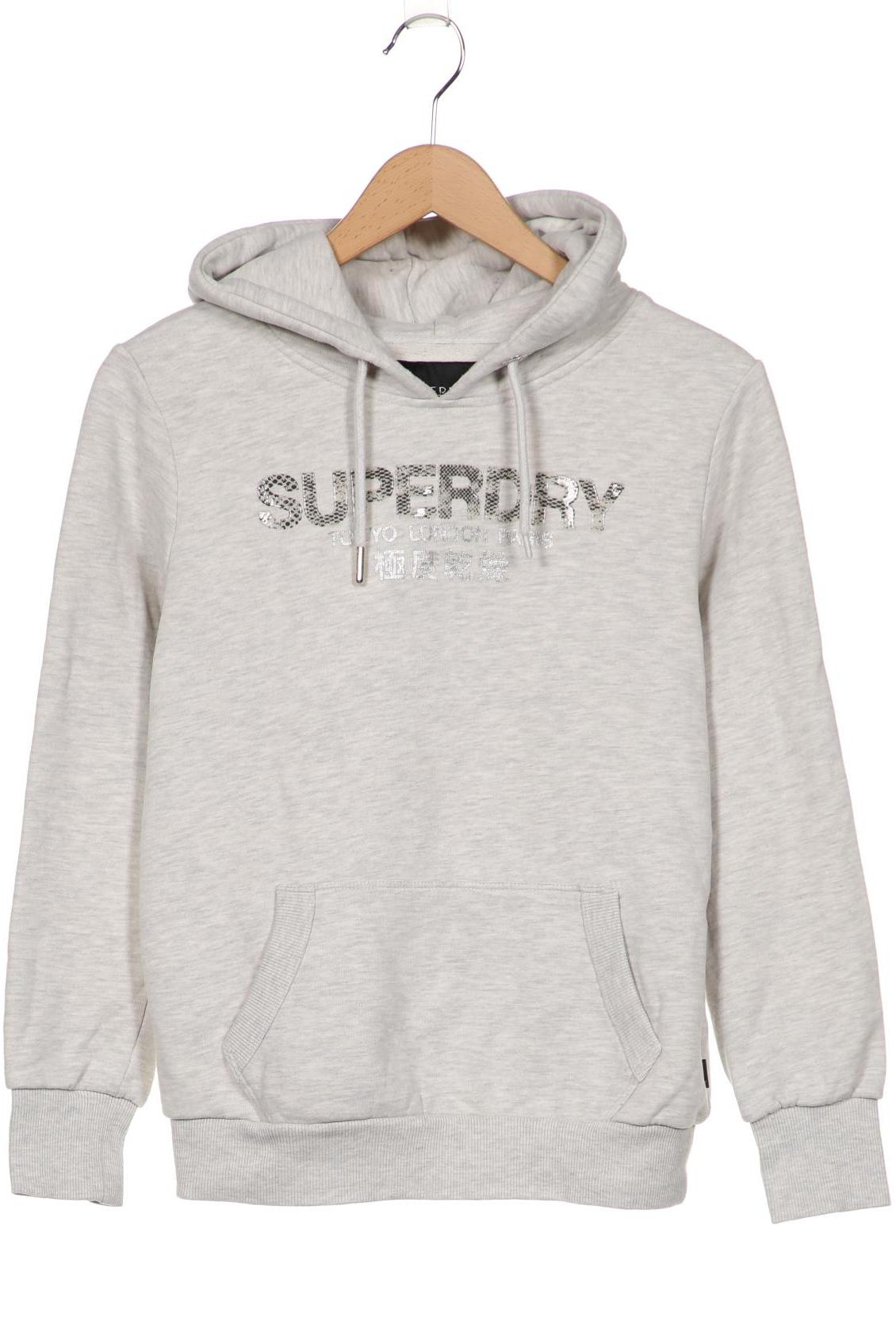 

Superdry Damen Kapuzenpullover, grau, Gr. 40