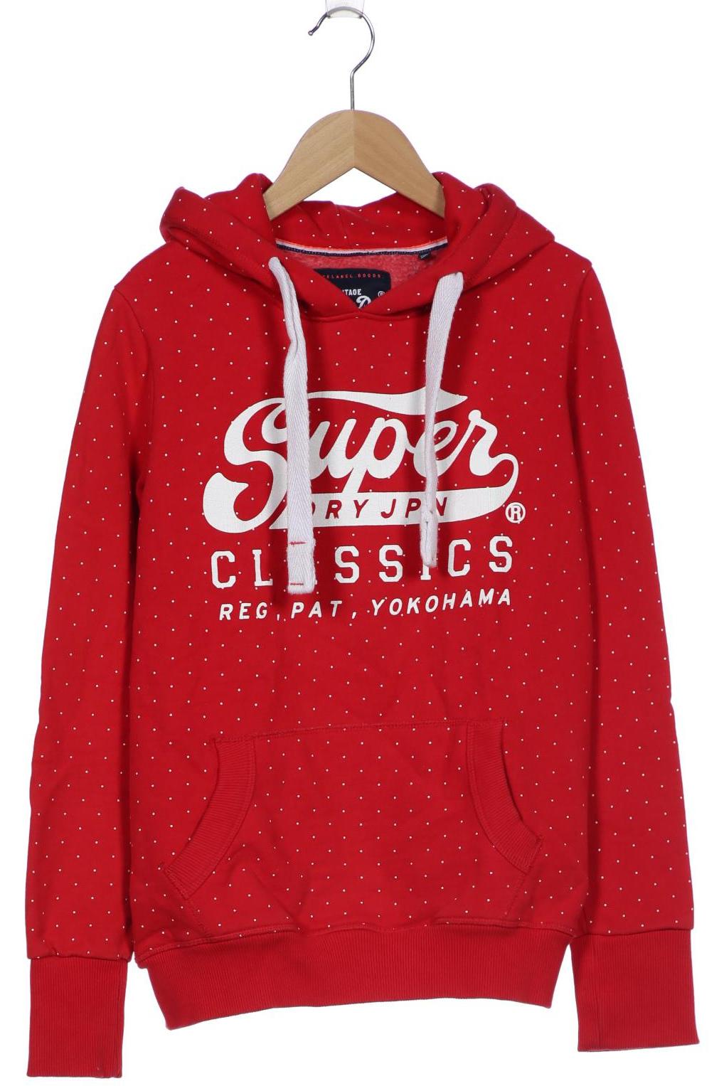 

Superdry Damen Kapuzenpullover, rot