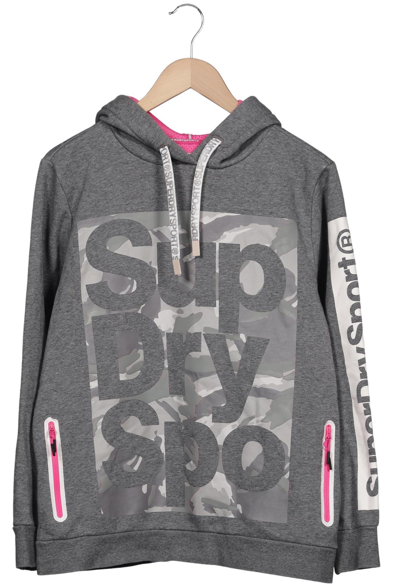 

Superdry Damen Kapuzenpullover, grau, Gr. 42