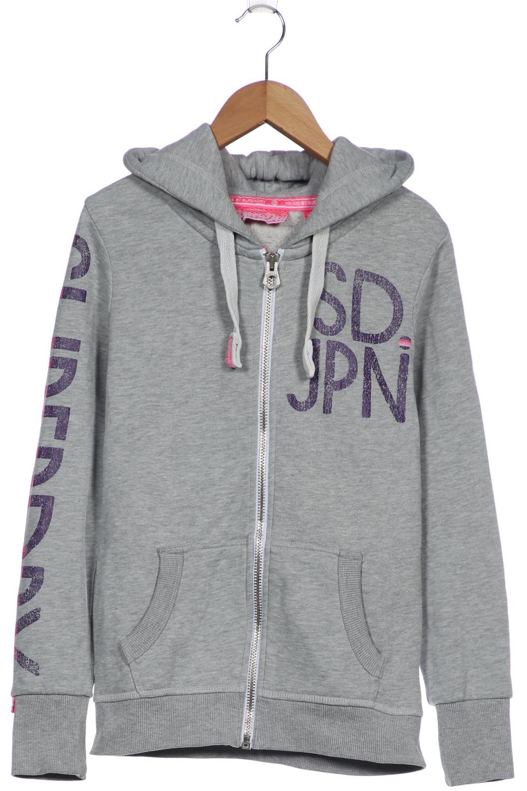 

Superdry Damen Kapuzenpullover, grau, Gr. 36