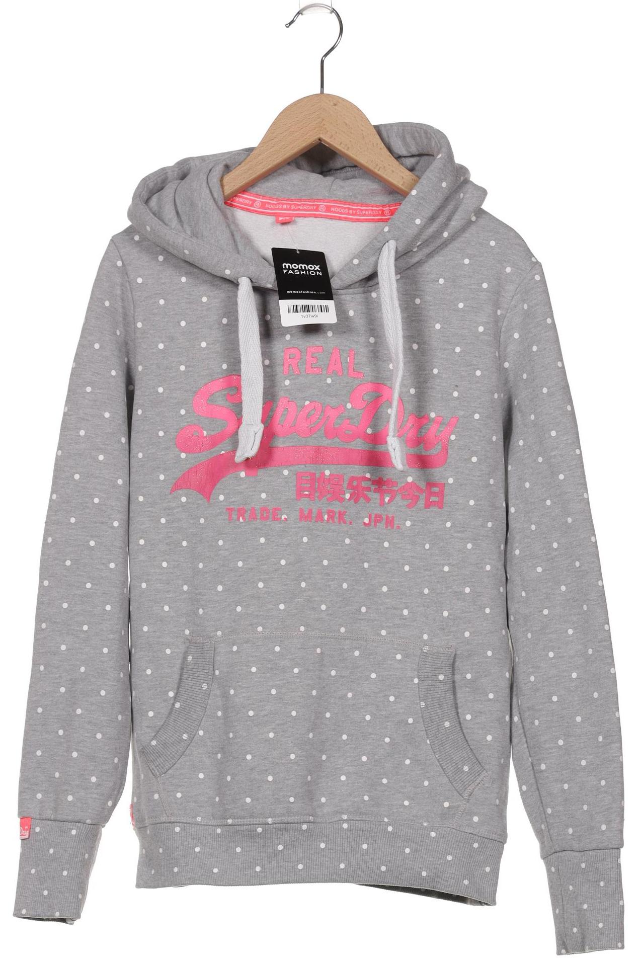 

Superdry Damen Kapuzenpullover, grau, Gr. 38