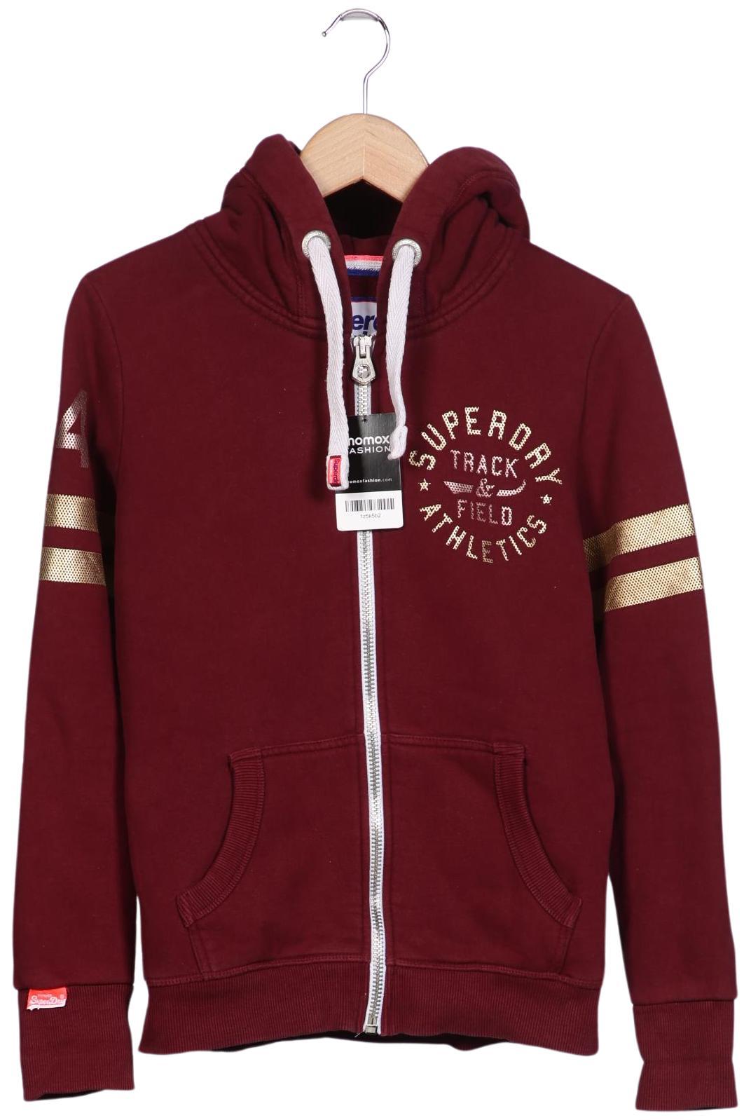 

Superdry Damen Kapuzenpullover, bordeaux, Gr. 40