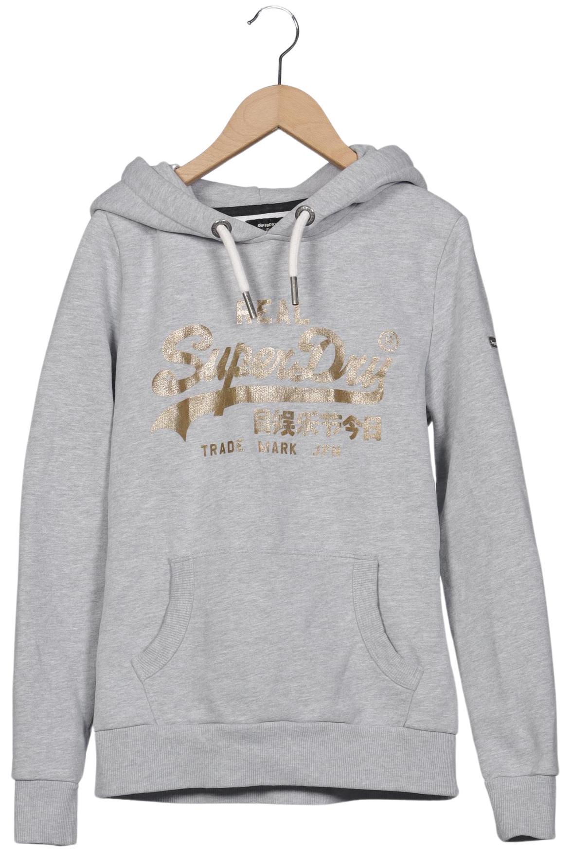 

Superdry Damen Kapuzenpullover, grau, Gr. 38