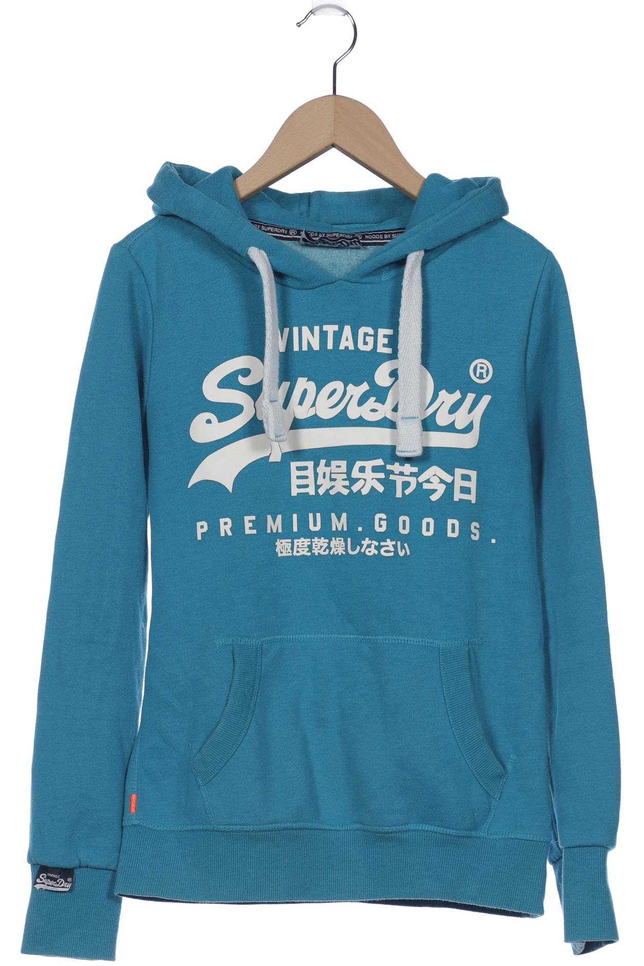 

Superdry Damen Kapuzenpullover, blau