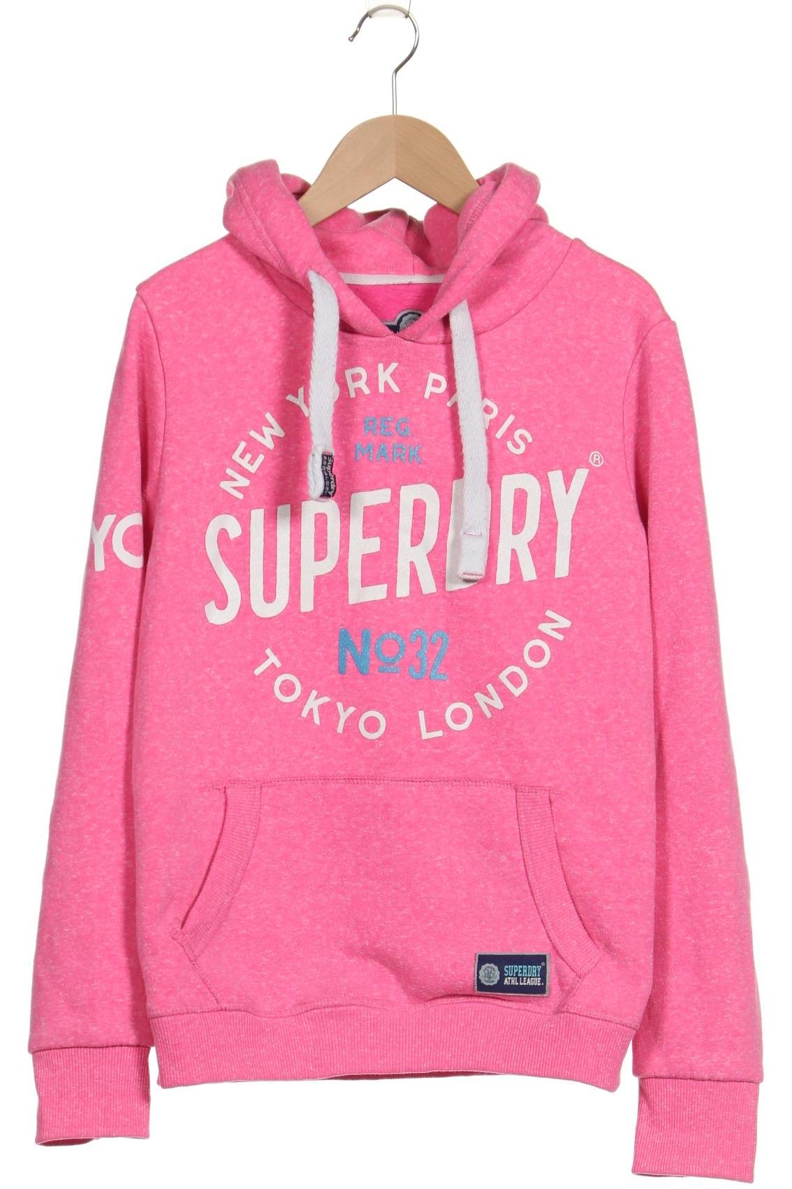 

Superdry Damen Kapuzenpullover, pink, Gr. 60