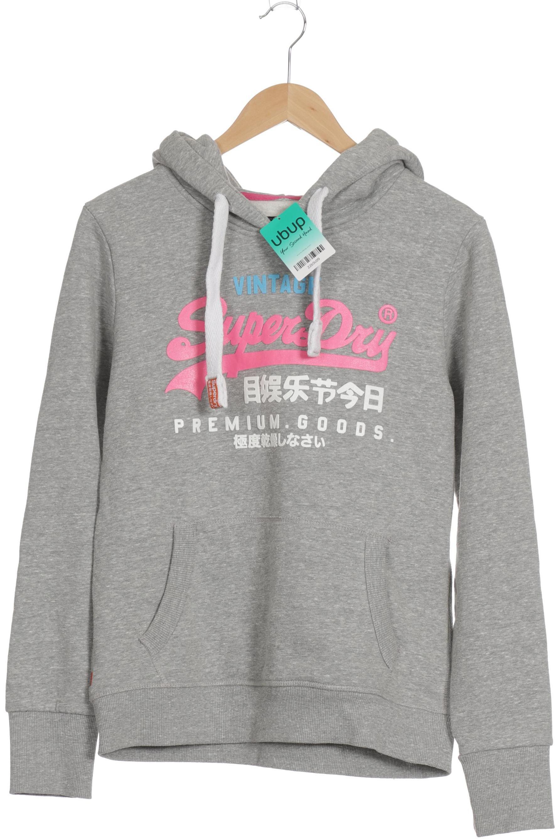 

Superdry Damen Kapuzenpullover, grau, Gr.