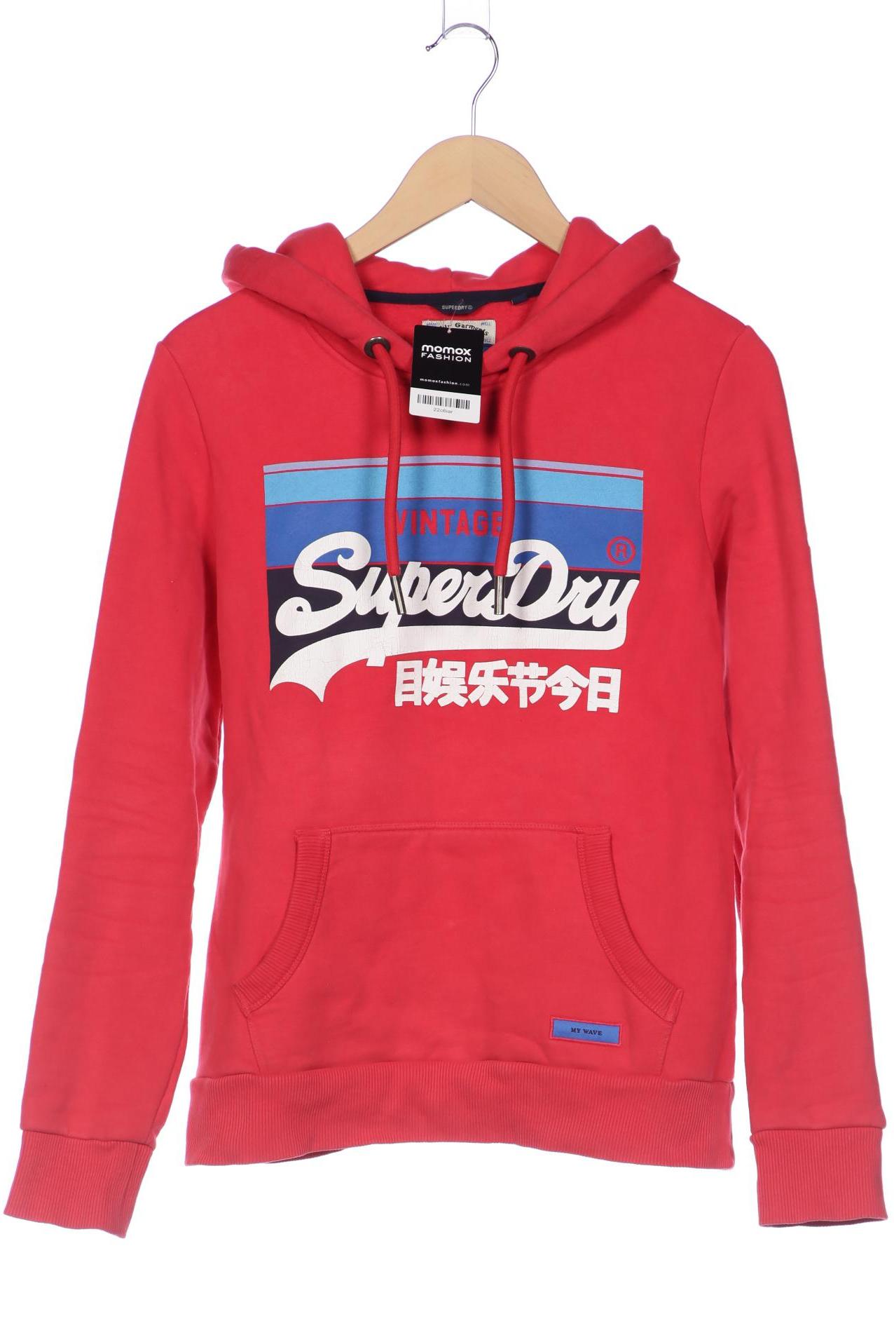 

Superdry Damen Kapuzenpullover, rot, Gr. 40