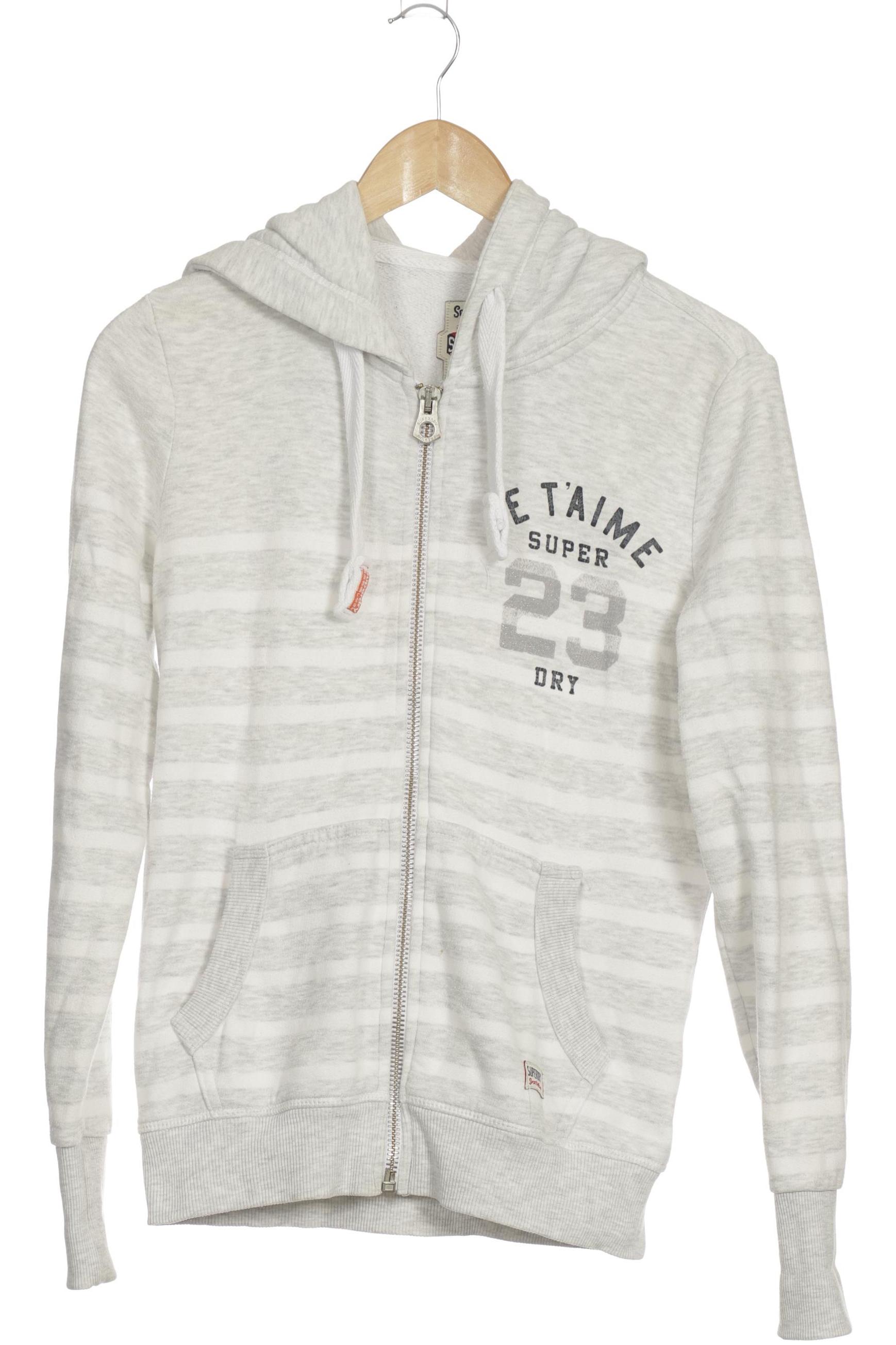 

Superdry Damen Kapuzenpullover, grau, Gr. 36
