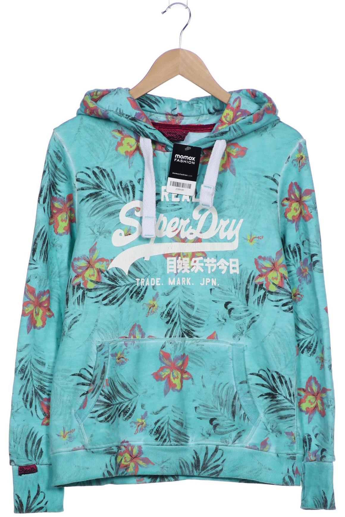 

Superdry Damen Kapuzenpullover, türkis, Gr. 42