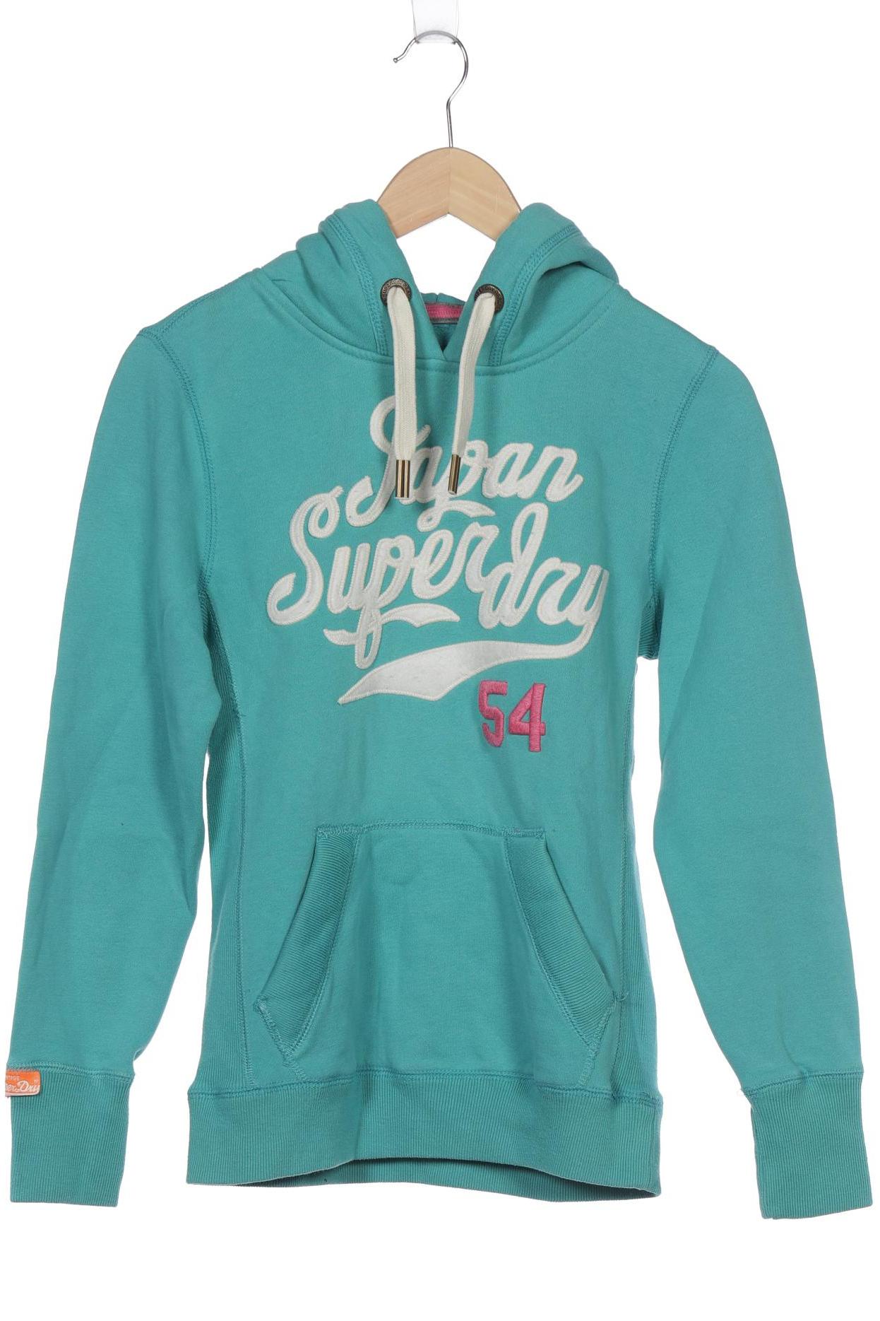 

Superdry Damen Kapuzenpullover, türkis, Gr. 36