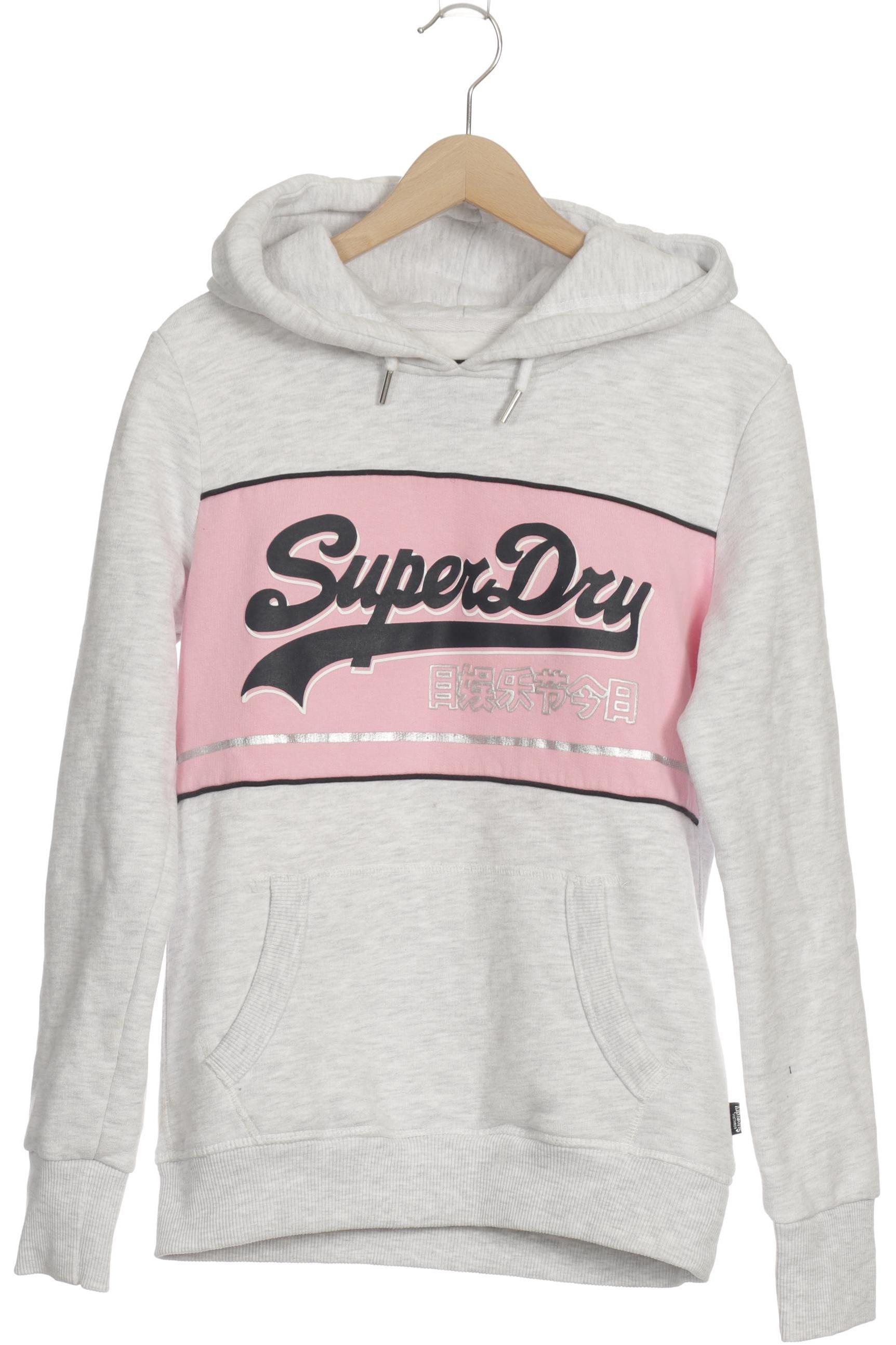 

Superdry Damen Kapuzenpullover, grau, Gr. 36