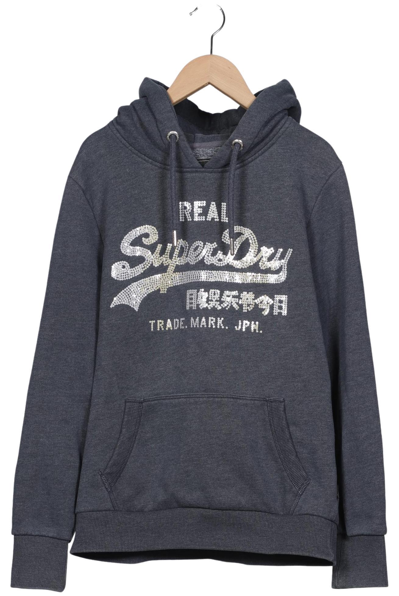 

Superdry Damen Kapuzenpullover, grau, Gr. 40