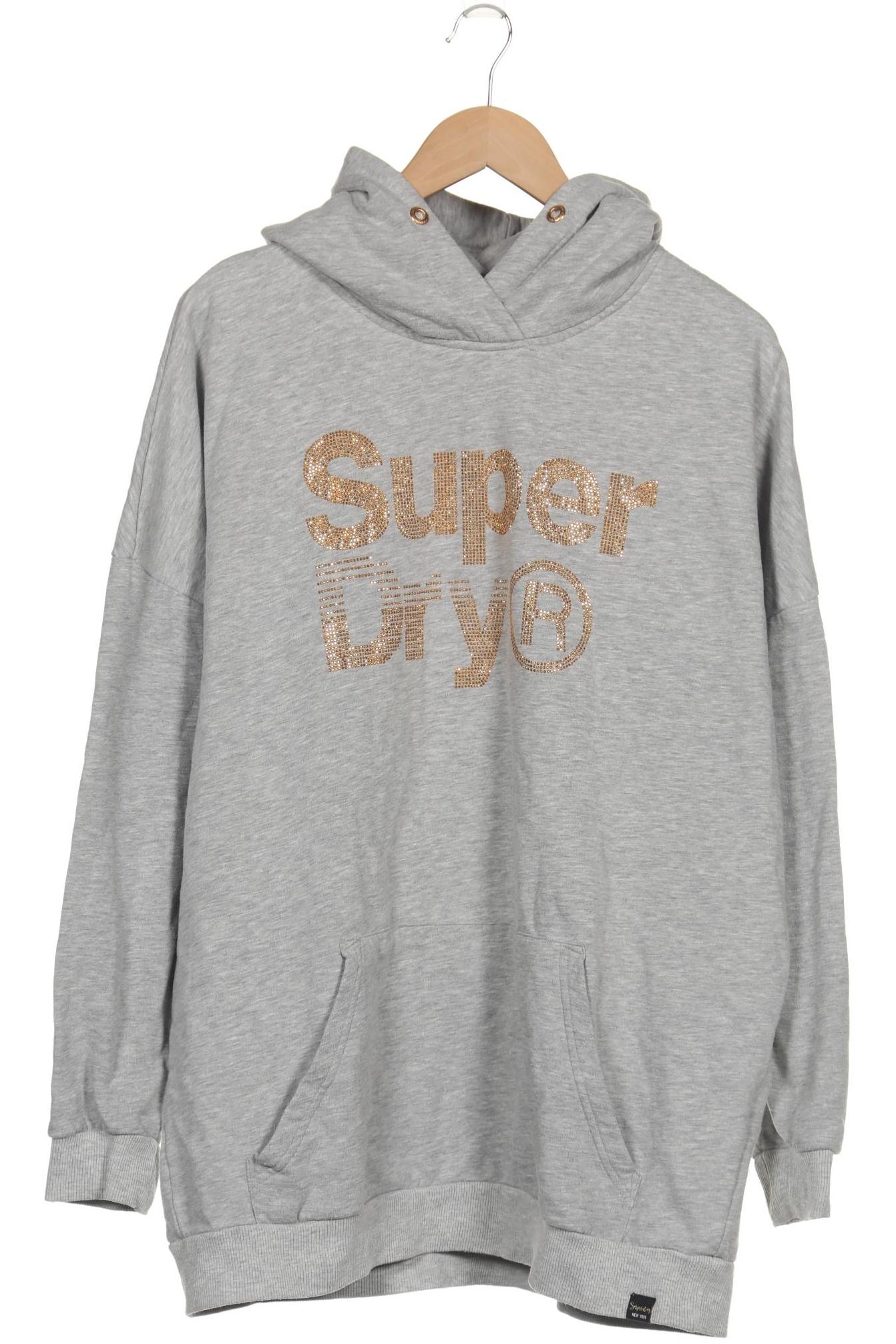 

Superdry Damen Kapuzenpullover, grau, Gr. 44