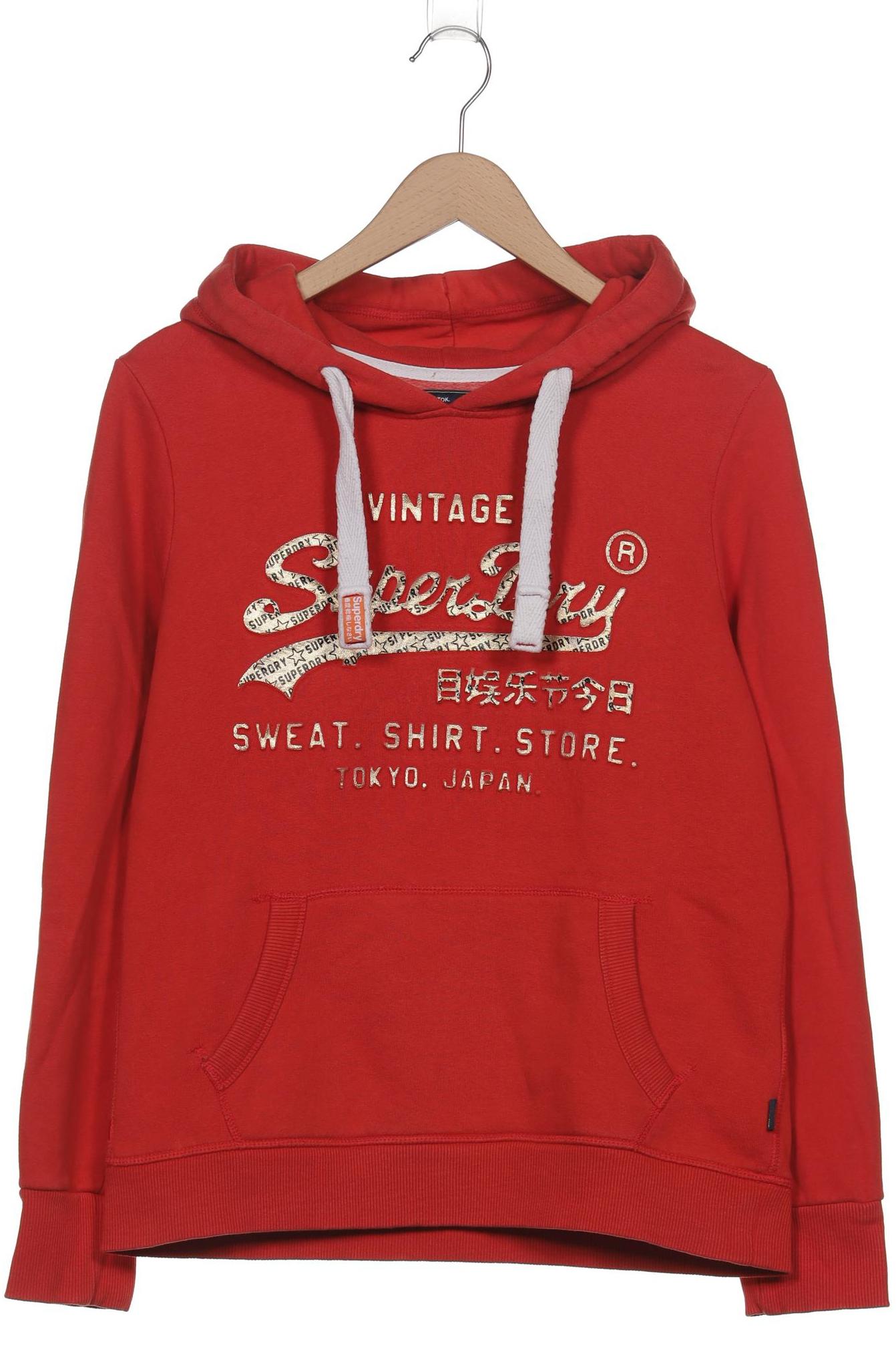 

Superdry Damen Kapuzenpullover, rot, Gr. 40