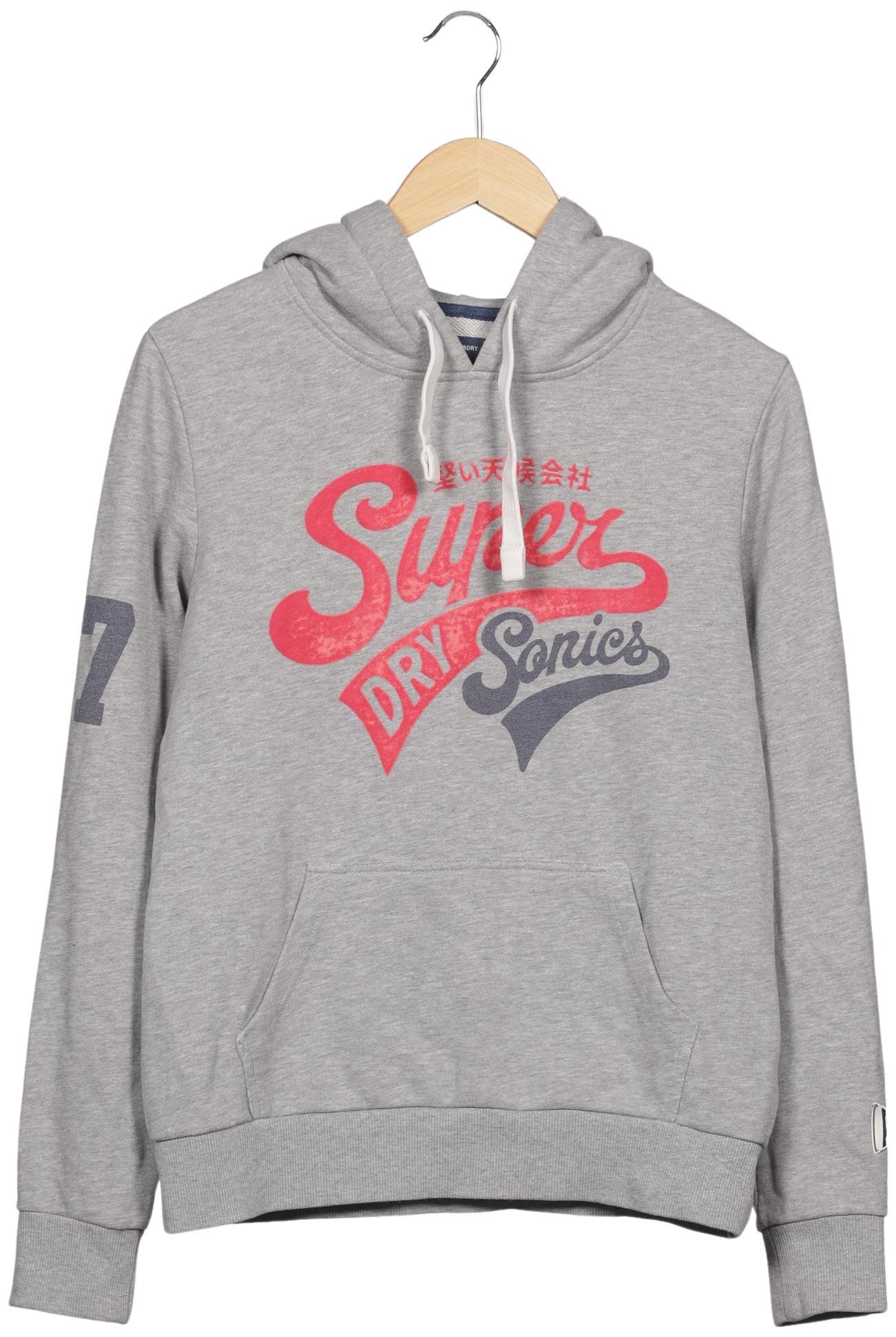 

Superdry Damen Kapuzenpullover, grau, Gr. 38
