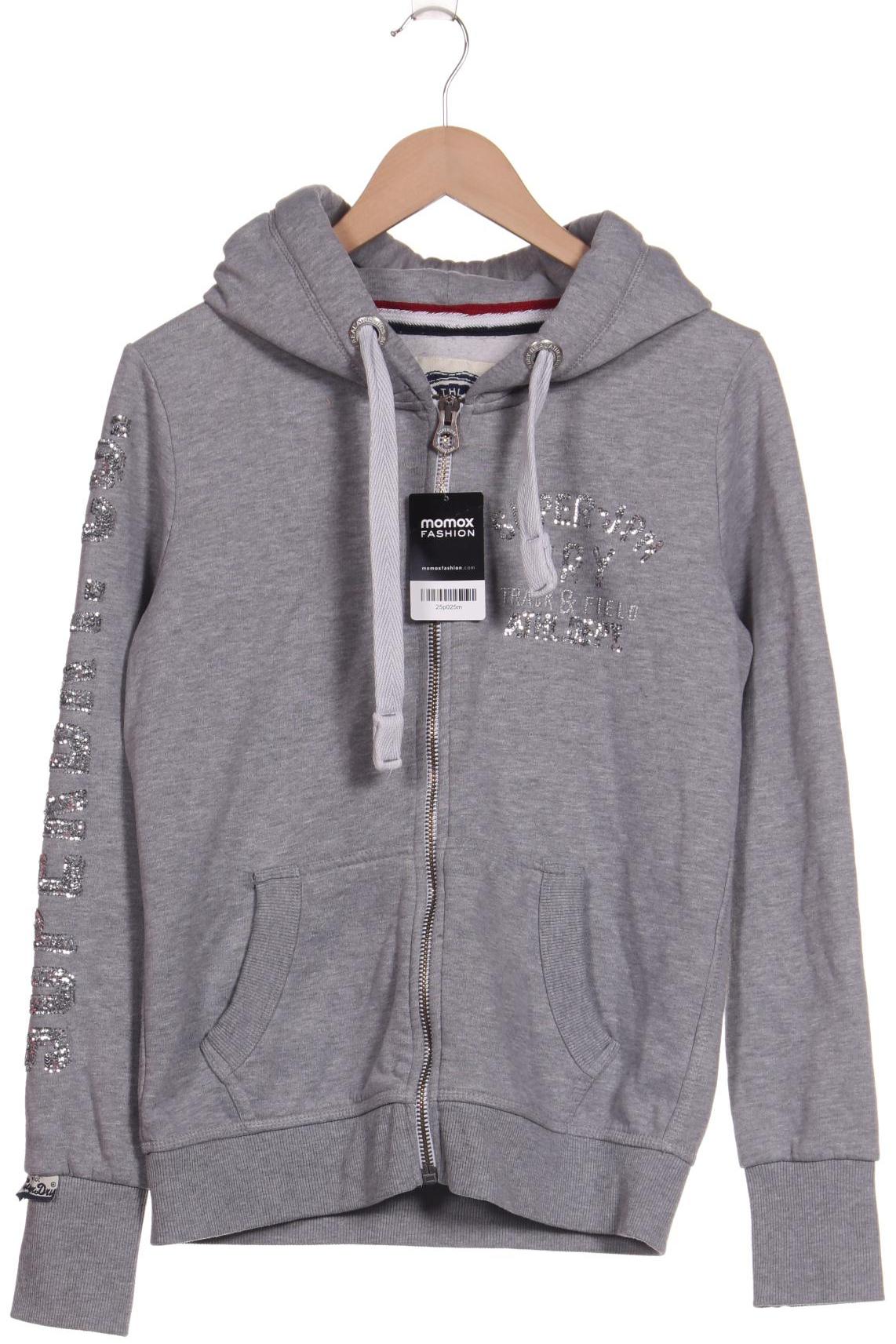 

Superdry Damen Kapuzenpullover, grau, Gr. 42