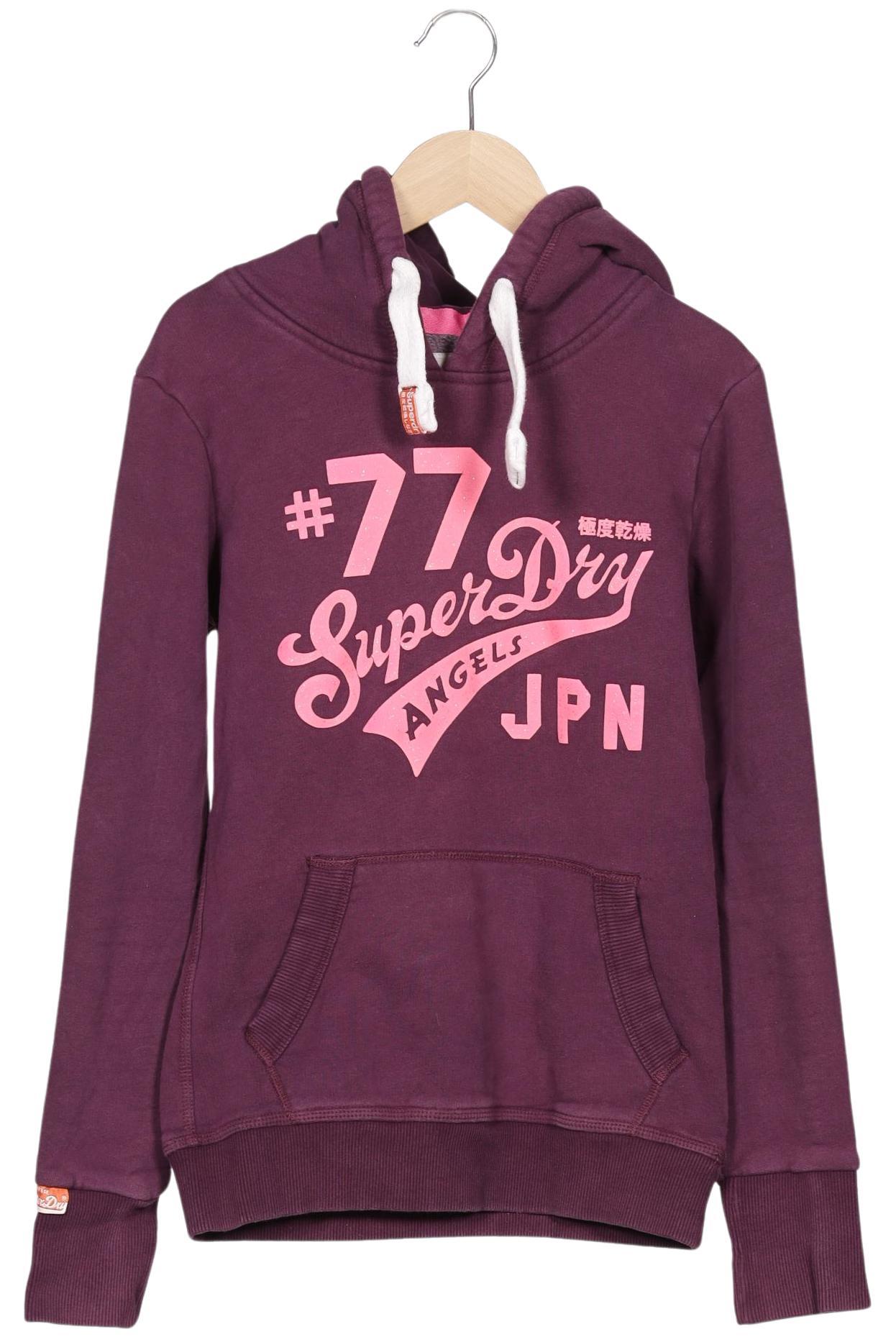 

Superdry Damen Kapuzenpullover, flieder, Gr. 34