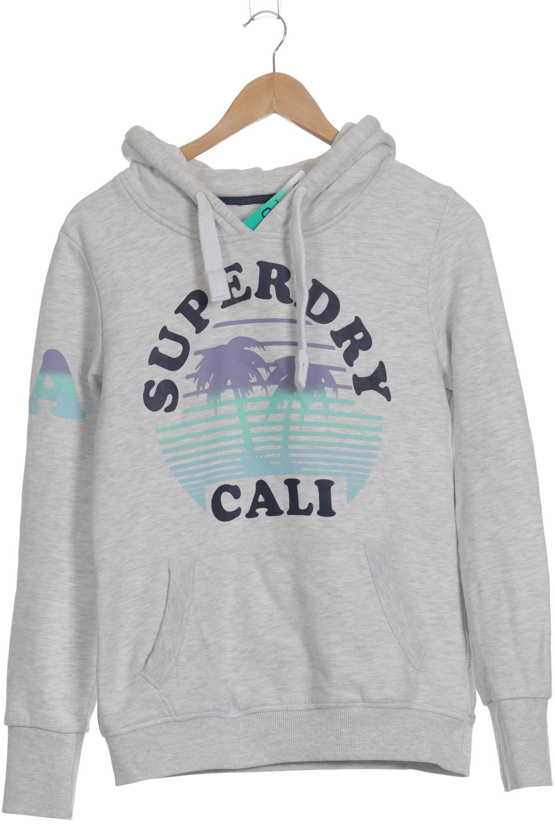 

Superdry Damen Kapuzenpullover, grau, Gr.
