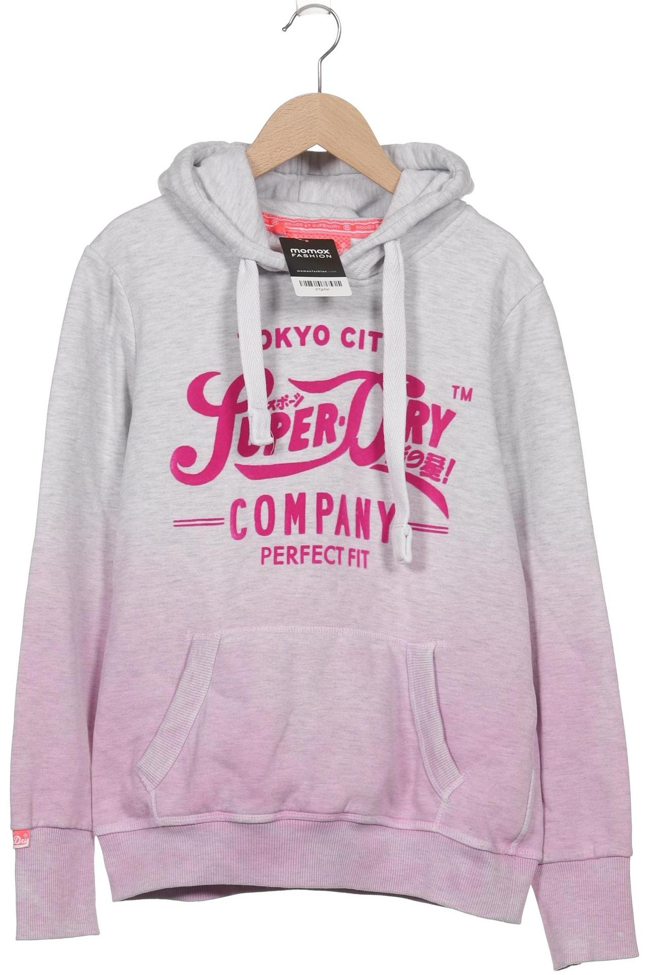

Superdry Damen Kapuzenpullover, grau, Gr. 38