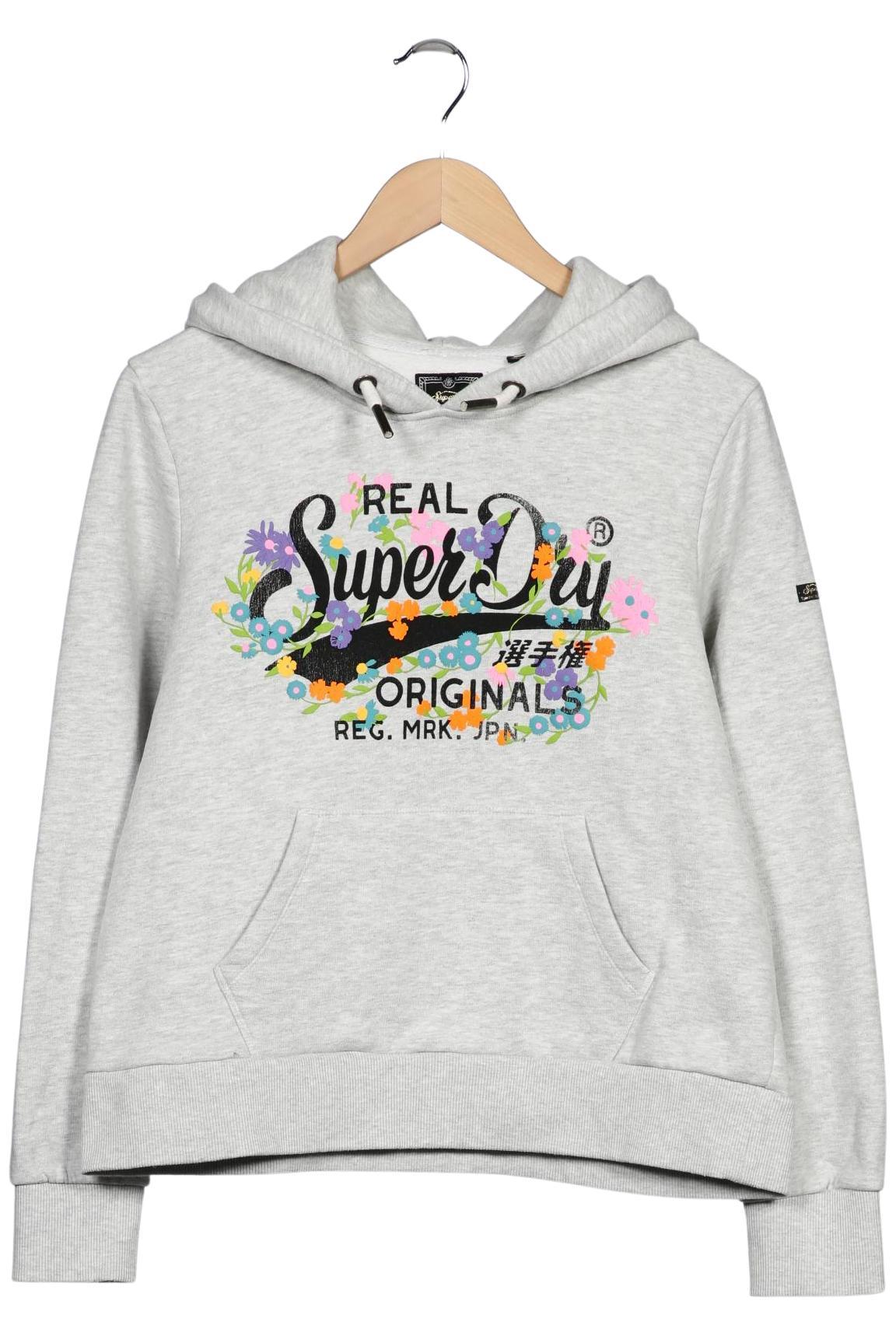 

Superdry Damen Kapuzenpullover, grau, Gr. 42