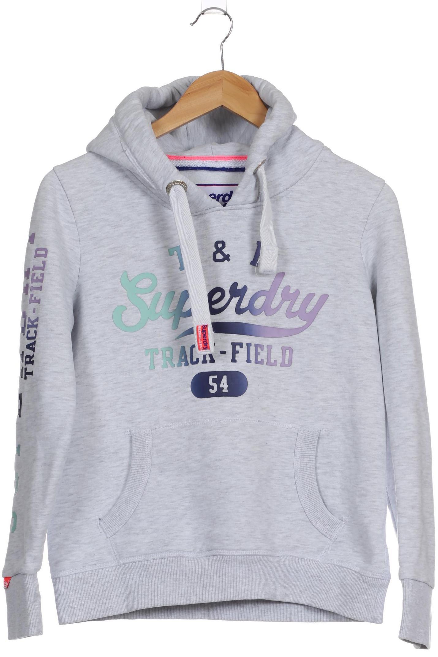 

Superdry Damen Kapuzenpullover, grau, Gr.