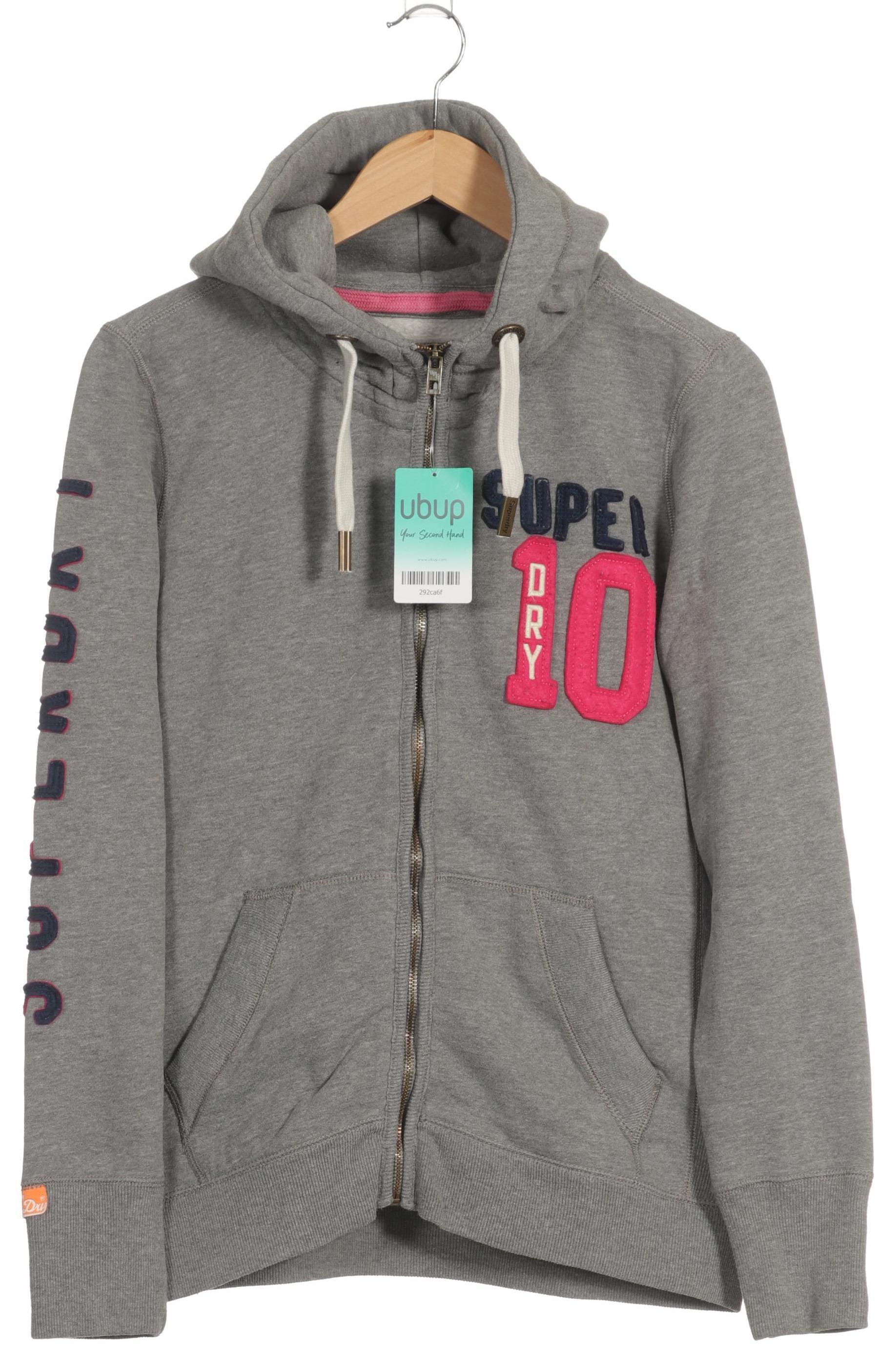 

Superdry Damen Kapuzenpullover, grau, Gr.
