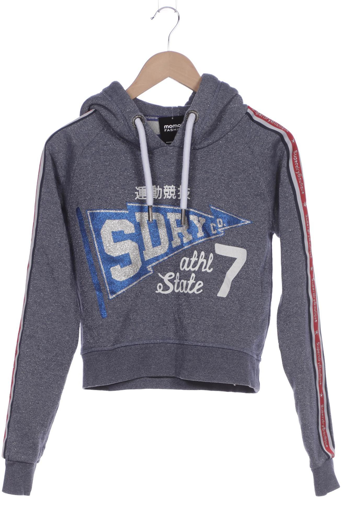 

Superdry Damen Kapuzenpullover, blau, Gr. 36