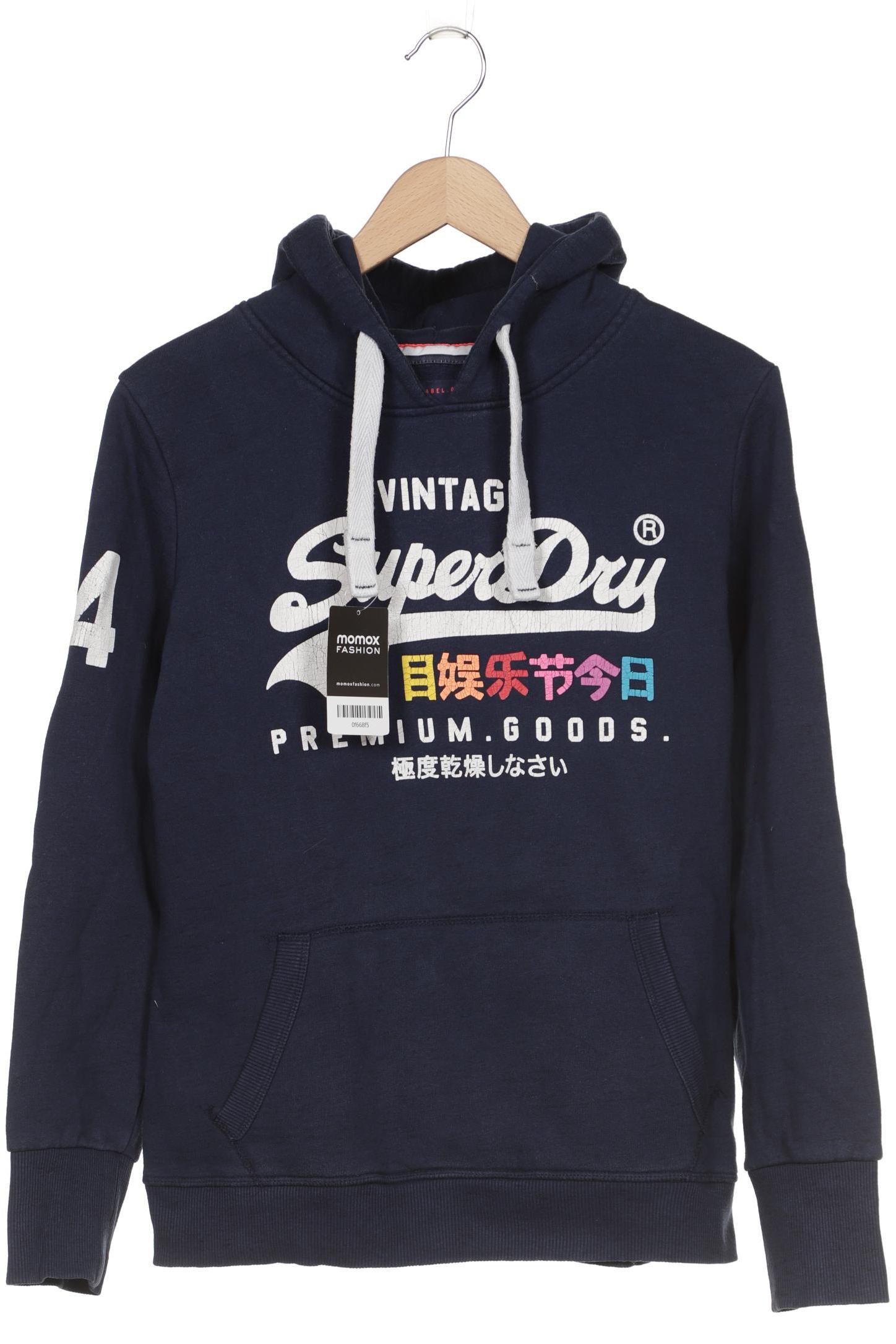 

Superdry Damen Kapuzenpullover, blau, Gr. 44