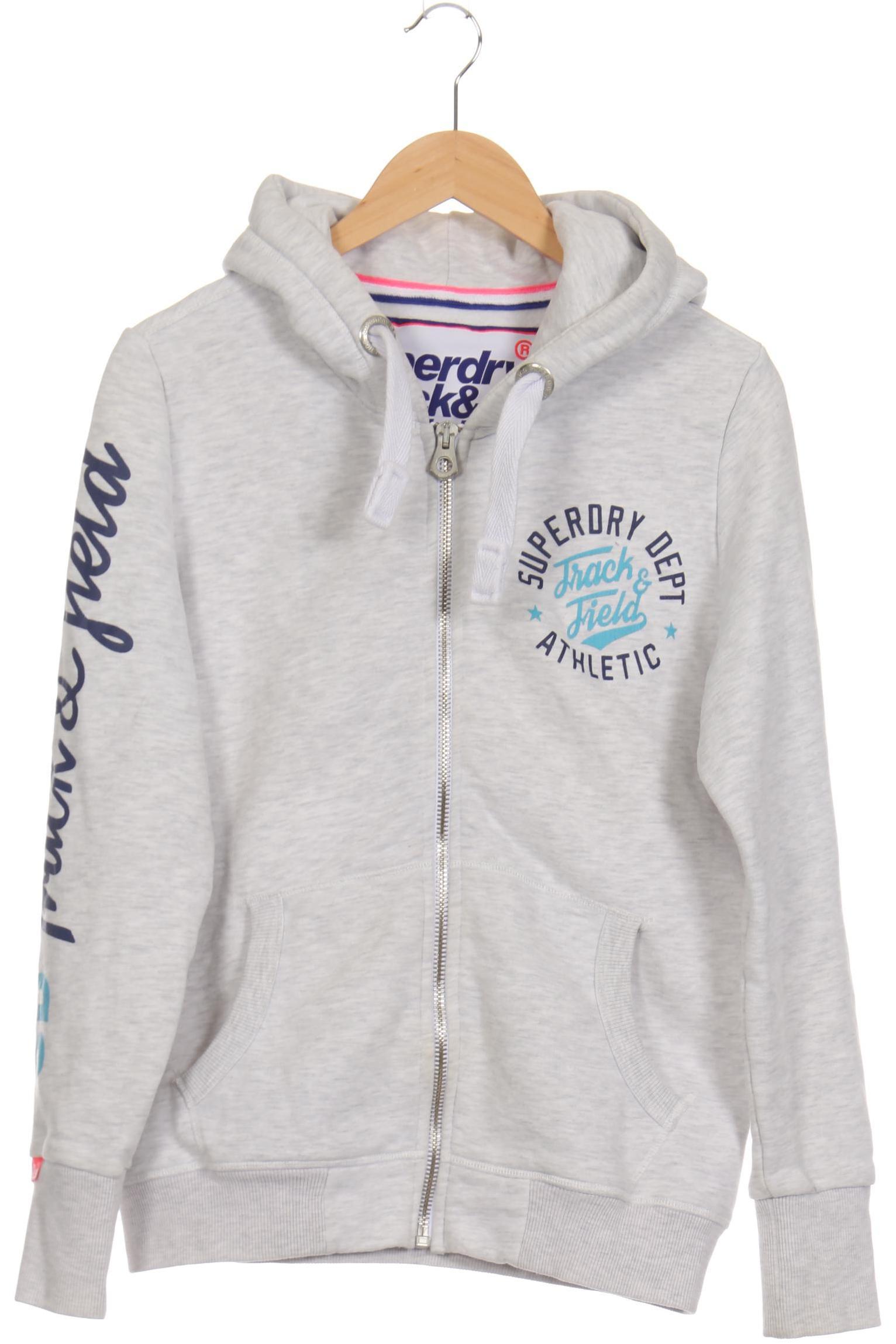 

Superdry Damen Kapuzenpullover, grau, Gr.