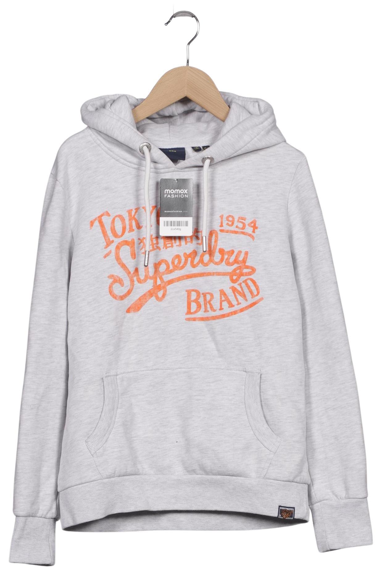 

Superdry Damen Kapuzenpullover, grau, Gr. 40