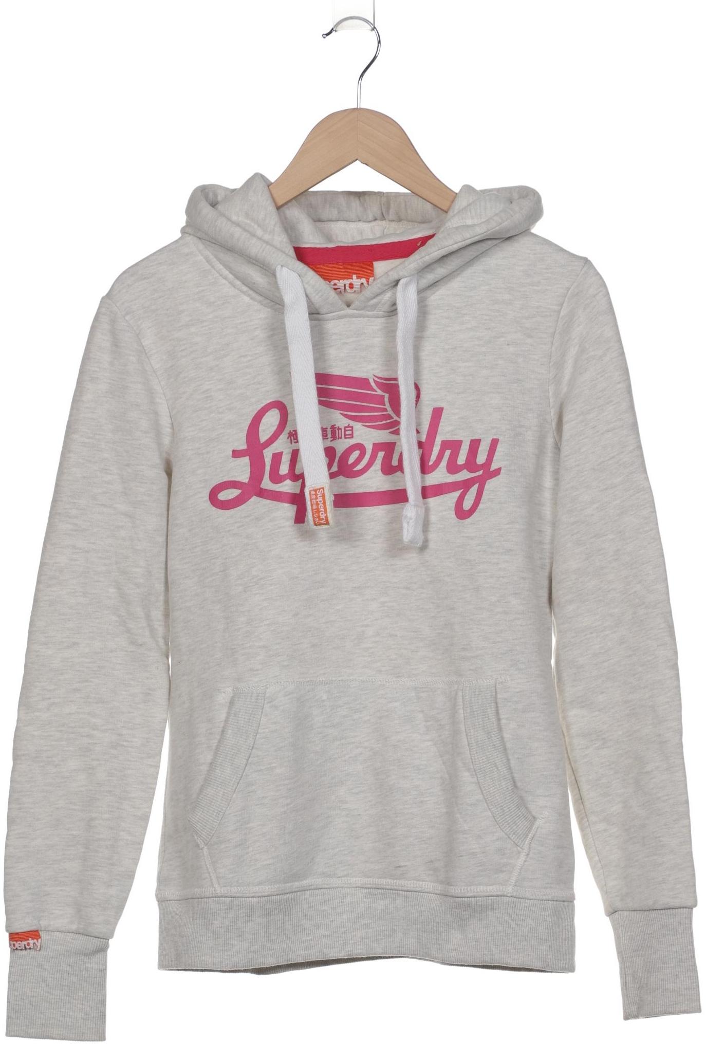 

Superdry Damen Kapuzenpullover, grau, Gr. 38