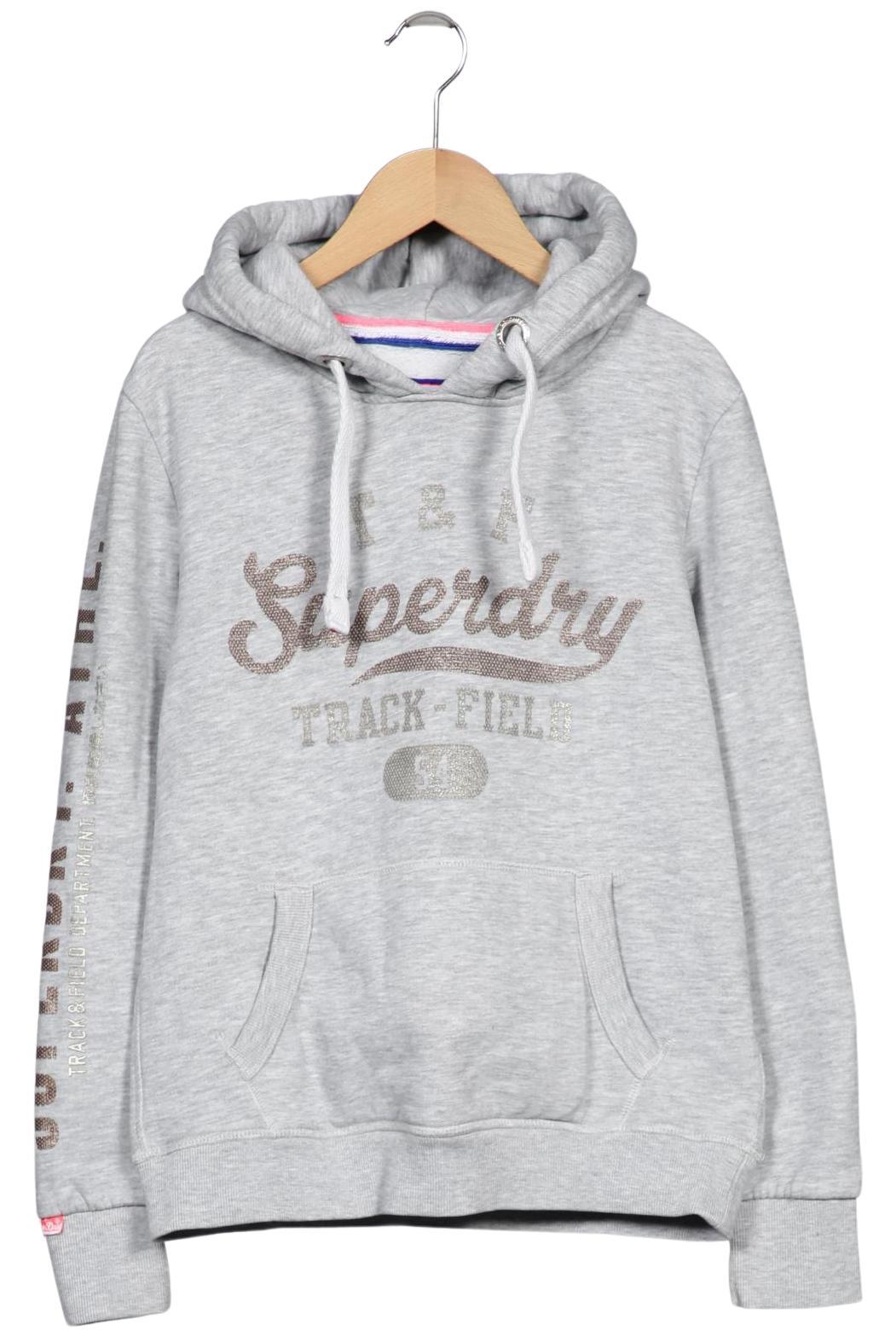 

Superdry Damen Kapuzenpullover, grau, Gr. 40
