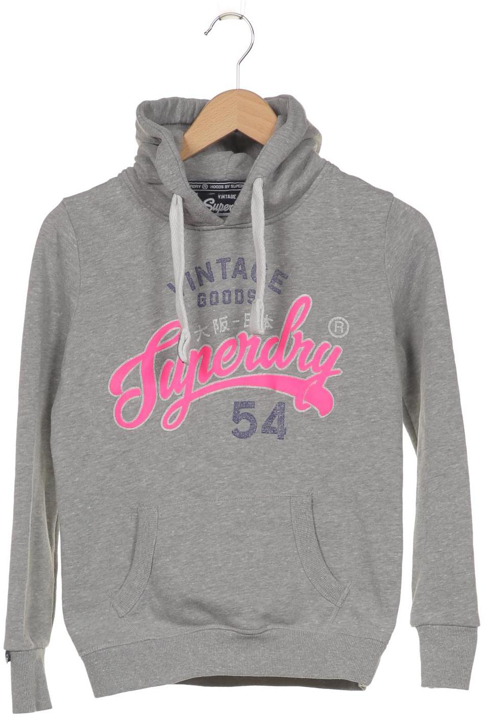 

Superdry Damen Kapuzenpullover, grau
