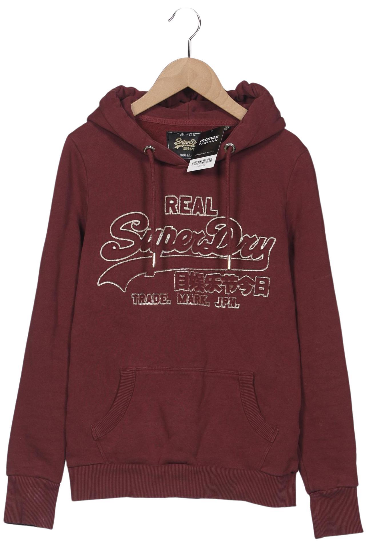 

Superdry Damen Kapuzenpullover, bordeaux, Gr. 38