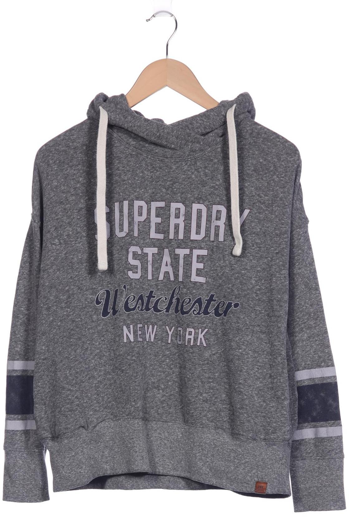 

Superdry Damen Kapuzenpullover, grau, Gr. 42