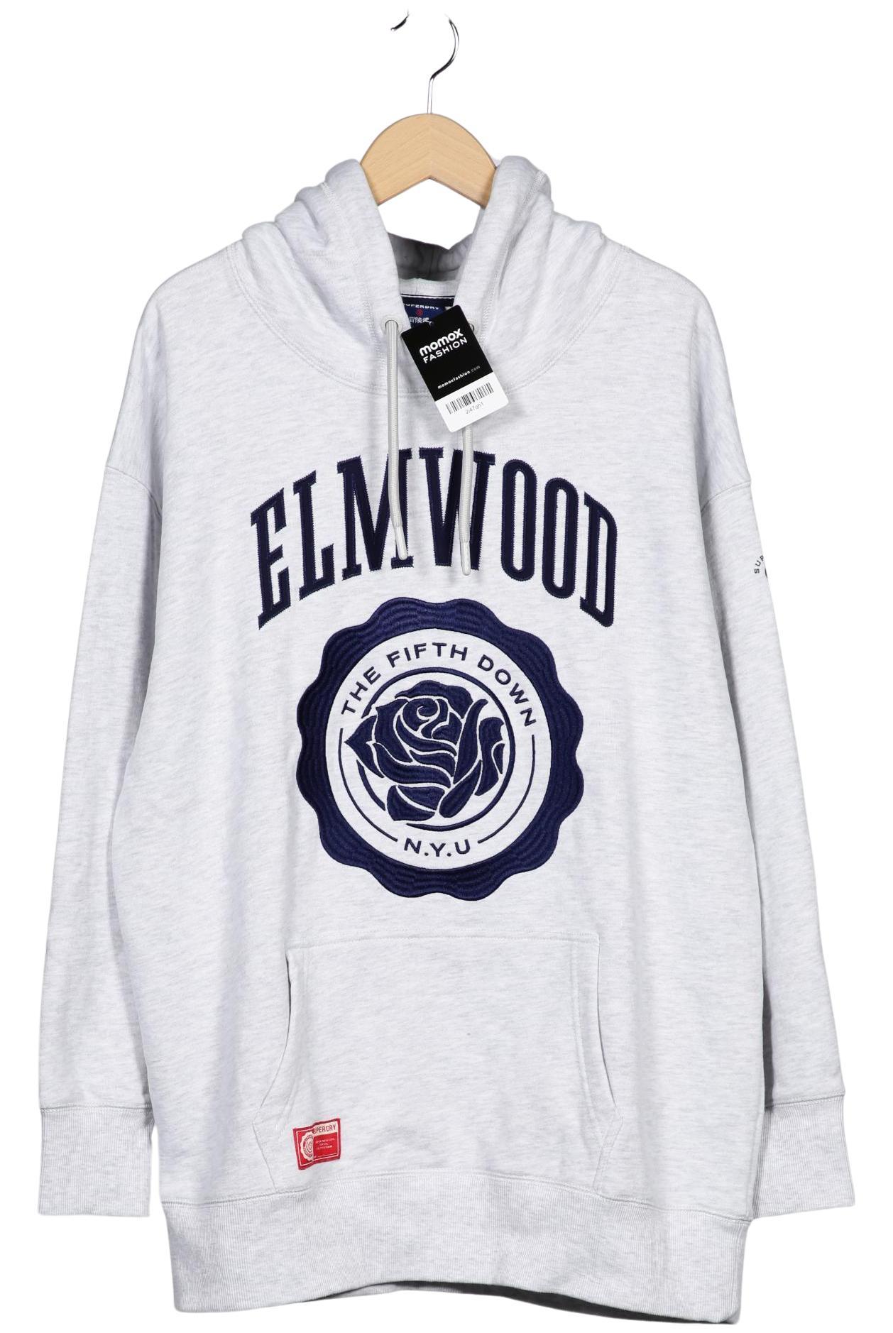 

Superdry Damen Kapuzenpullover, grau, Gr. 38