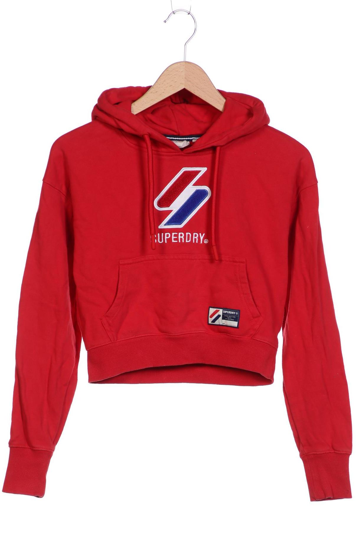 

Superdry Damen Kapuzenpullover, rot, Gr. 36