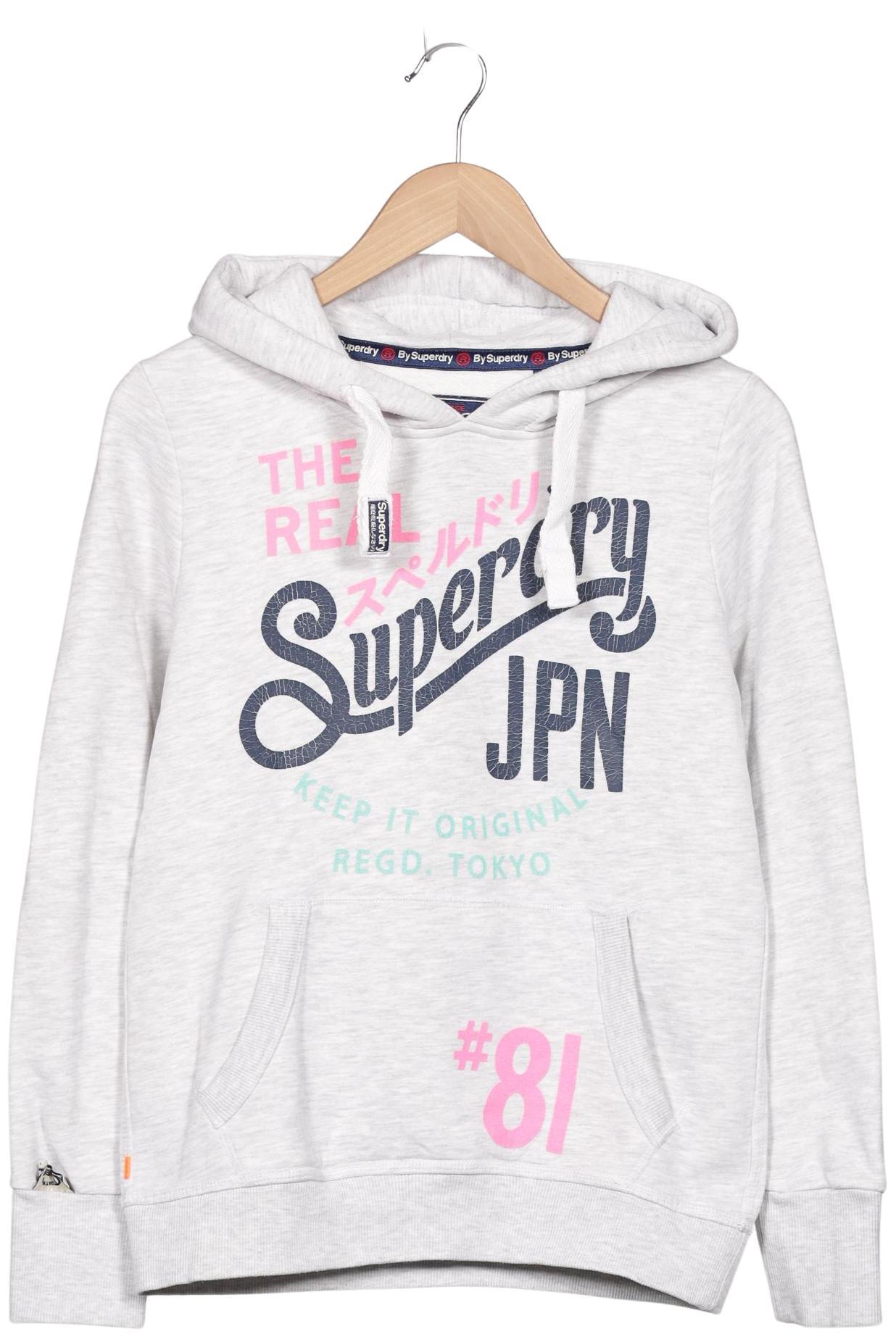 

Superdry Damen Kapuzenpullover, grau, Gr. 38
