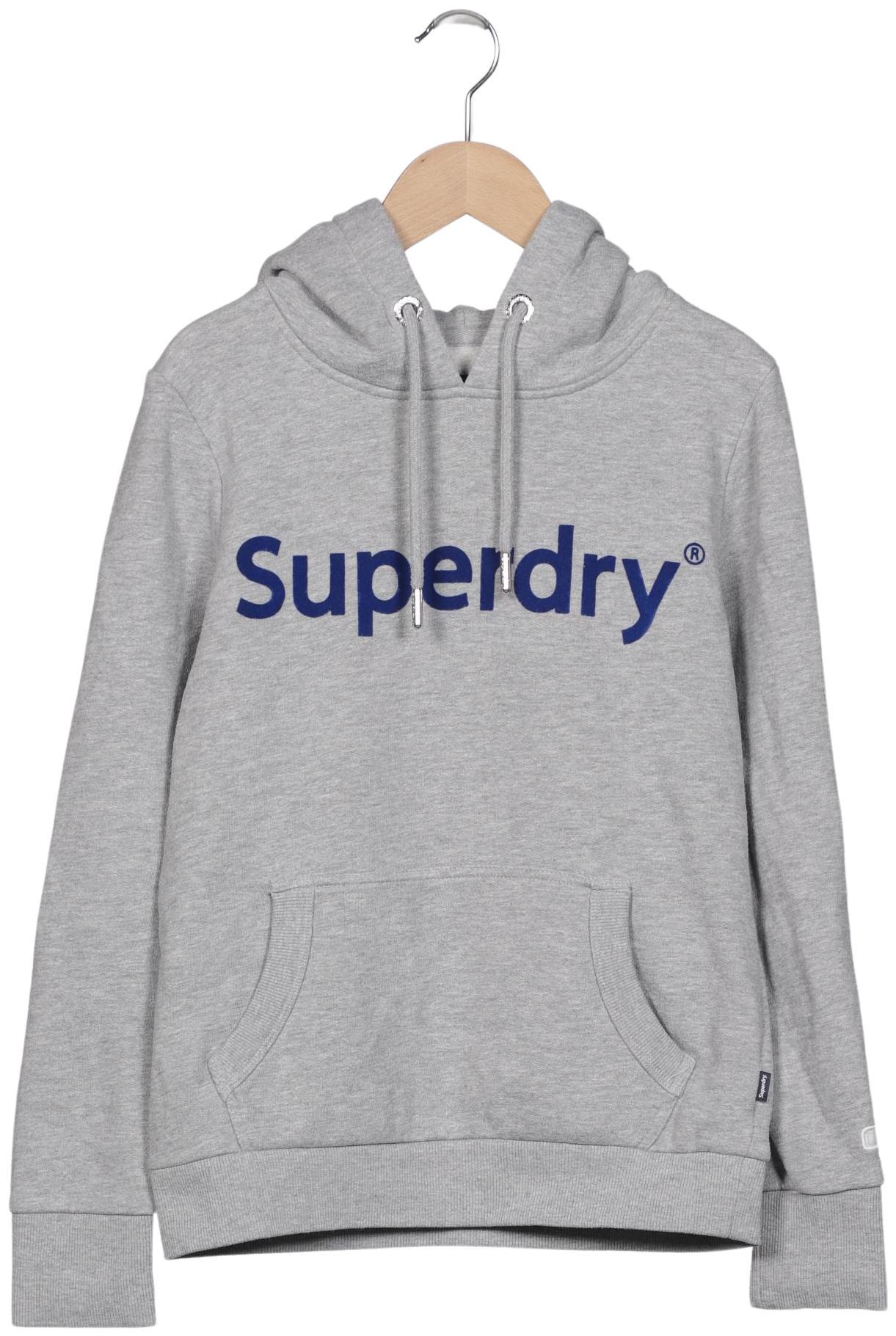 

Superdry Damen Kapuzenpullover, grau, Gr. 38