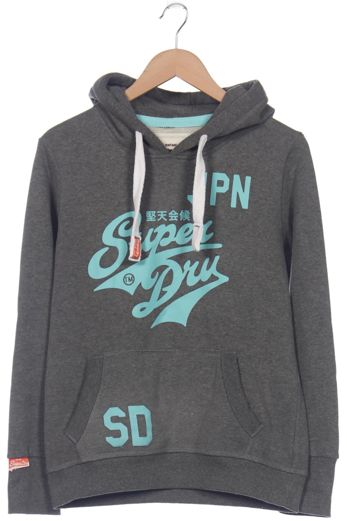 

Superdry Damen Kapuzenpullover, grau, Gr. 42