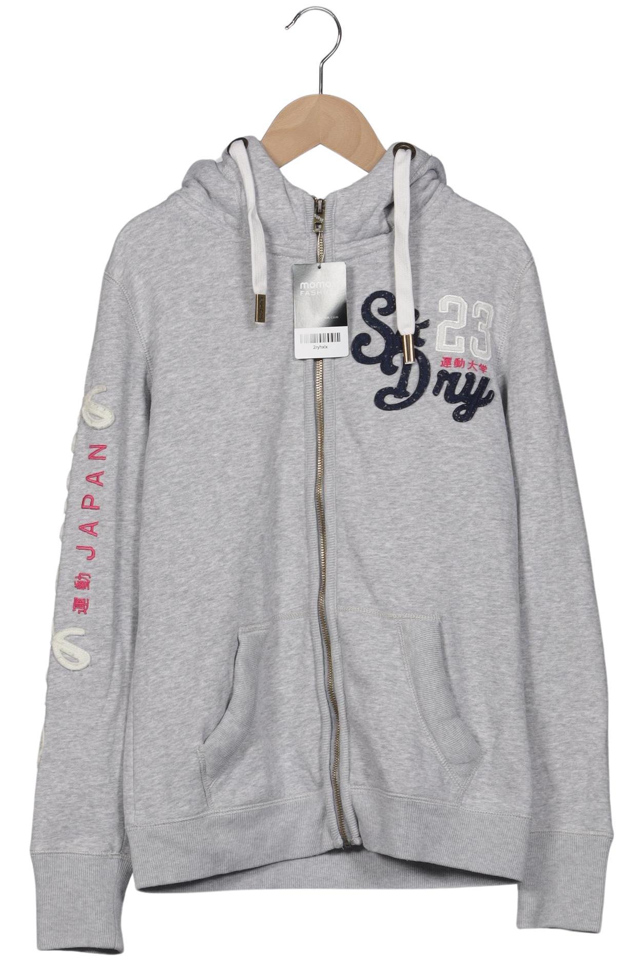 

Superdry Damen Kapuzenpullover, grau, Gr. 38