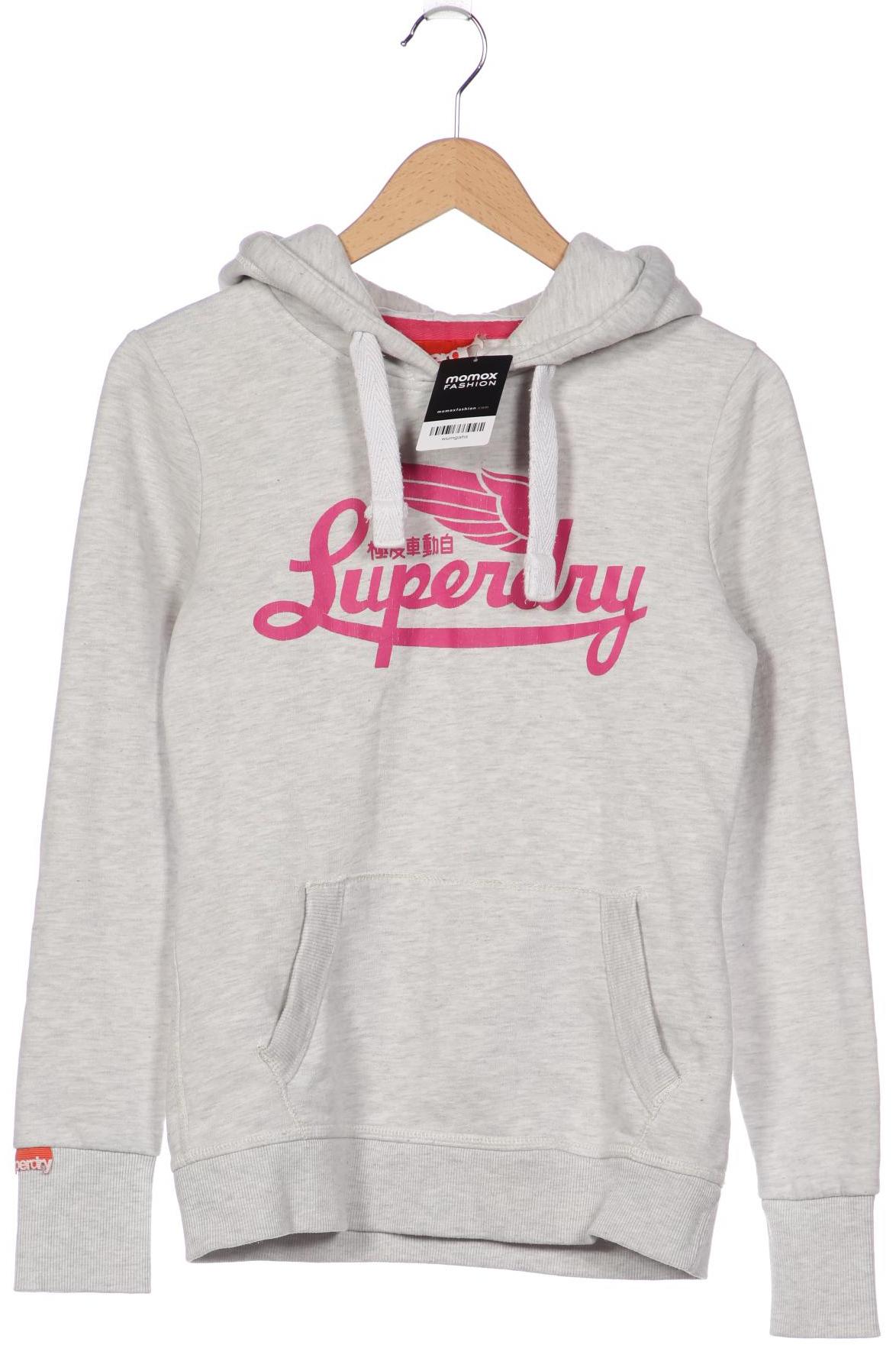 

Superdry Damen Kapuzenpullover, grau, Gr. 36