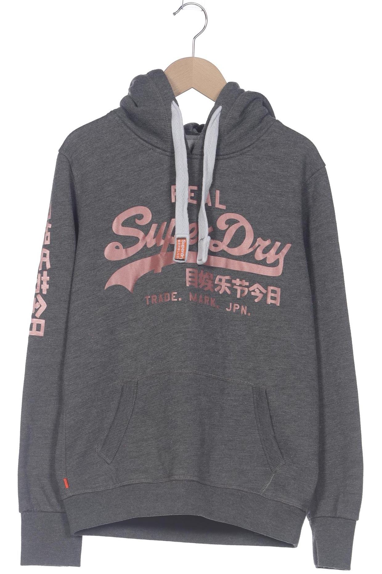 

Superdry Damen Kapuzenpullover, grau, Gr. 36