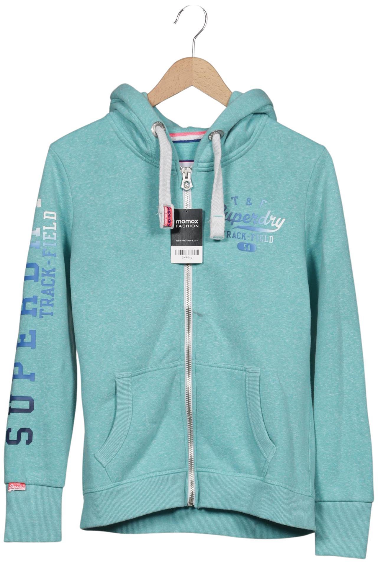 

Superdry Damen Kapuzenpullover, türkis, Gr. 42