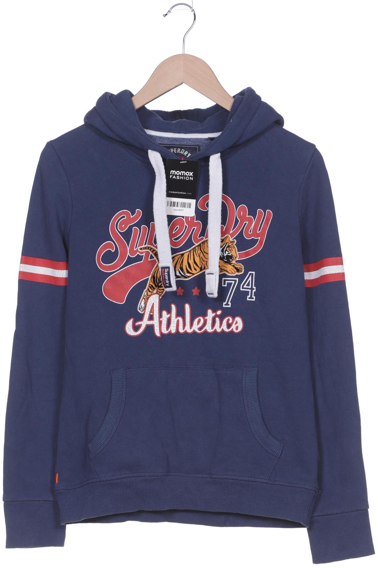 

Superdry Damen Kapuzenpullover, blau, Gr. 40